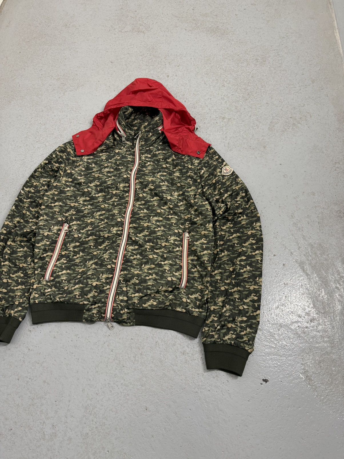 Moncler Moncler Camo Hooded Light Jacket Size US M / EU 48-50 / 2 - 2 Thumbnail
