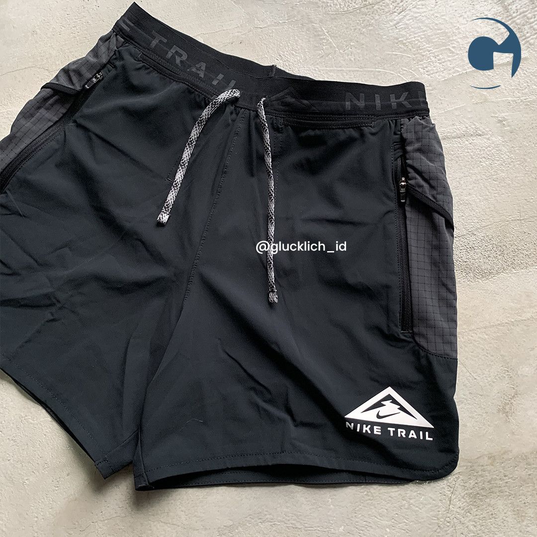 Nike Nike, Trail 5 Inch Brief-lined Shorts Black Size US 29 - 5 Thumbnail