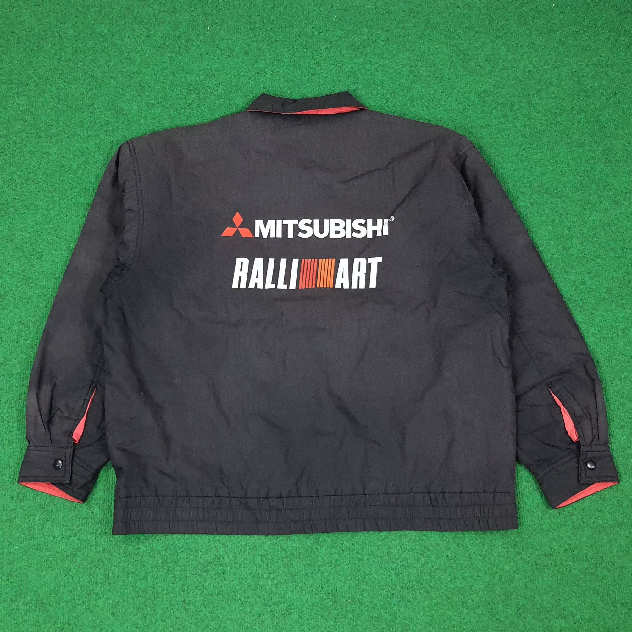 Japanese Brand × Vintage Vintage RalliArt Mitsubishi Japan Motor Sports Jacket C237N5 Size US L / EU 52-54 / 3 - 1 Thumbnail
