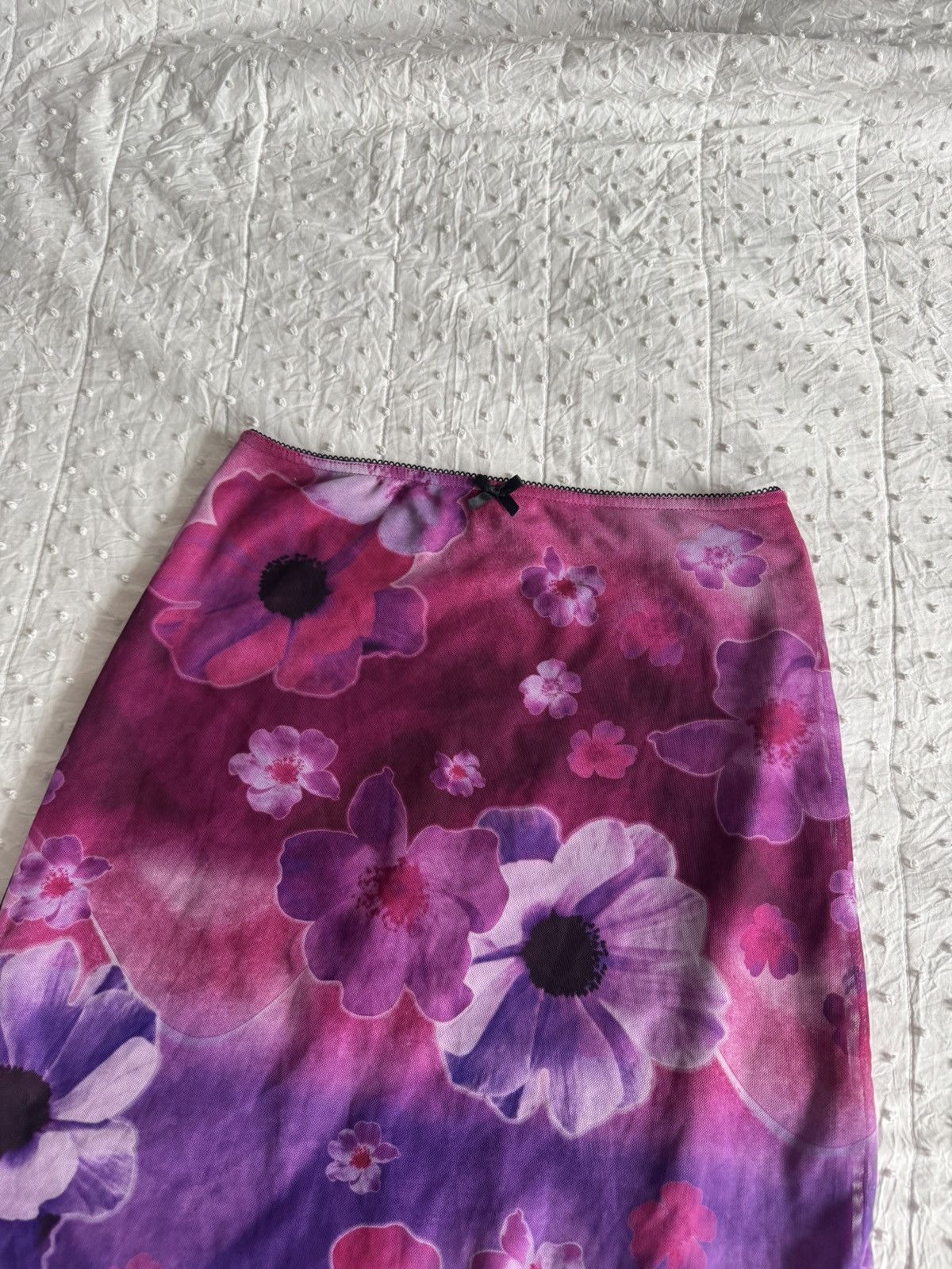 Urban Outfitters Asymmetrical floral mesh skirt + top set 🌸 Size S / US 4 / IT 40 - 7 Thumbnail