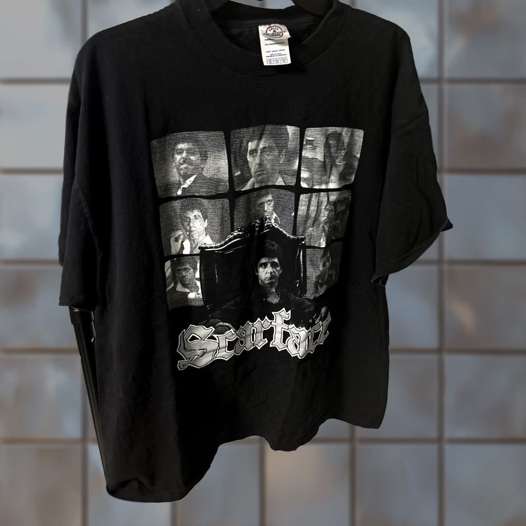 Vintage VINTAGE Scarface Al Pacino Rare Y2K T-Shirt Size XL Short Sleeve Tv Scene Men’s Size US XL / EU 56 / 4 - 1 Thumbnail