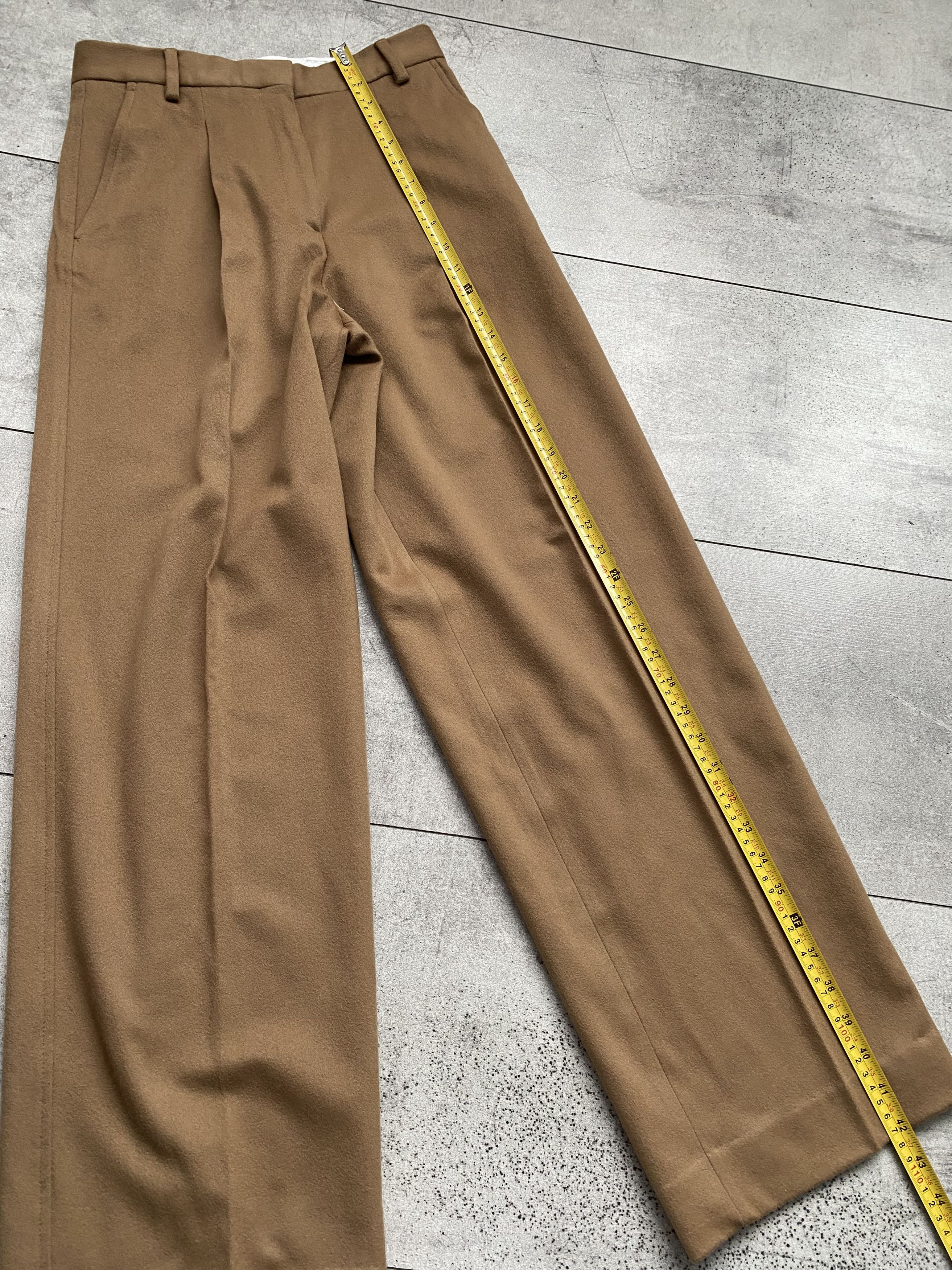 Officine Generale Officine Generale by Ing Loro Piana Sophie Wool Pants Camel Size 36" / US 14 / IT 50 - 10 Thumbnail