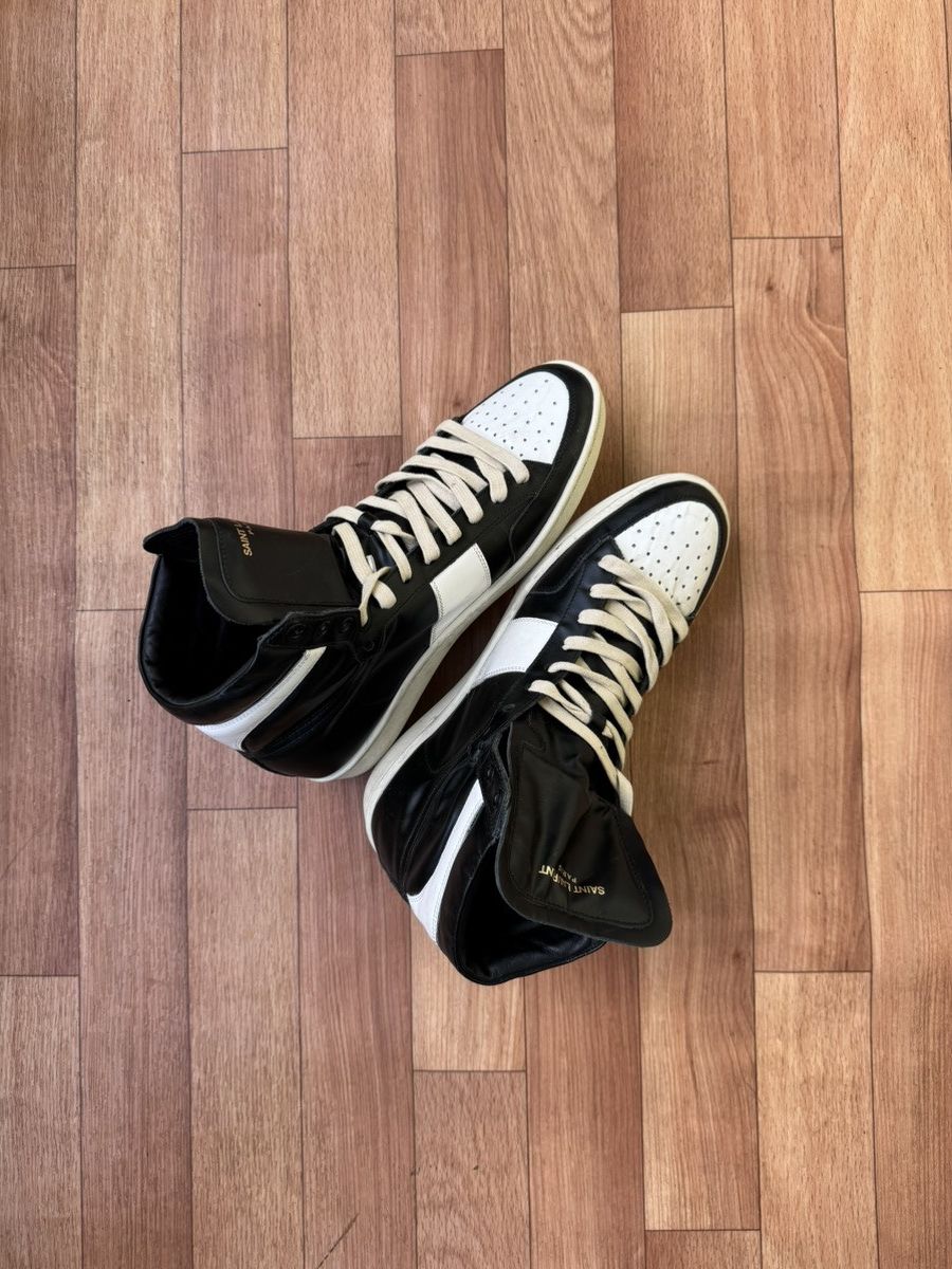 Saint Laurent Paris Saint Laurent SL/01H hightop sneakers Size US 7.5 / EU 40-41 - 7 Thumbnail