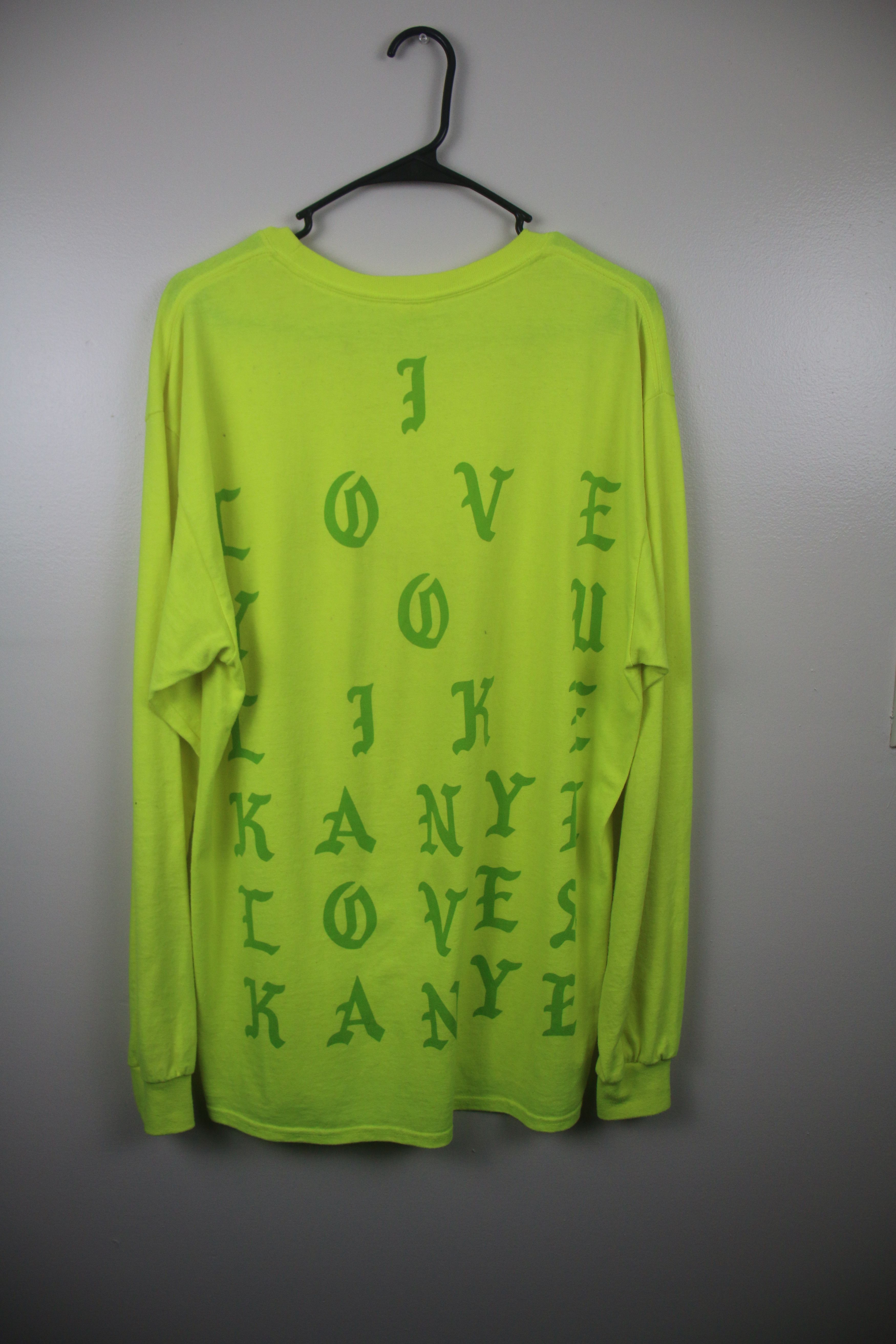 Yeezy Kanye West "The Life of Pablo" NY Pop-Up Long Sleeve Neon Size US M / EU 48-50 / 2 - 4 Thumbnail