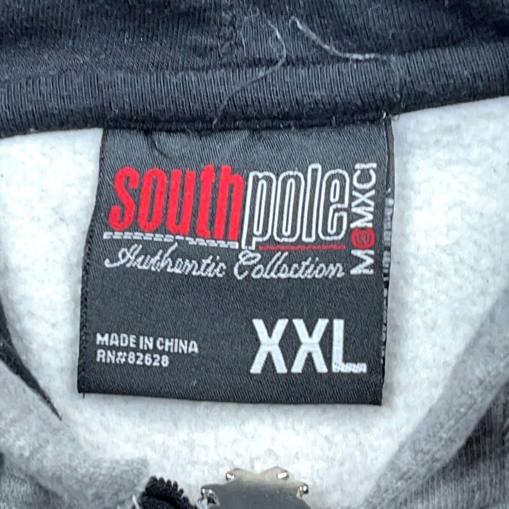 Southpole VINTAGE Southpole Hoodie Men 2XL Black Full Zip Jacket Diamond Logo Cotton Blend Fleece Size US XXL / EU 58 / 5 - 3 Thumbnail