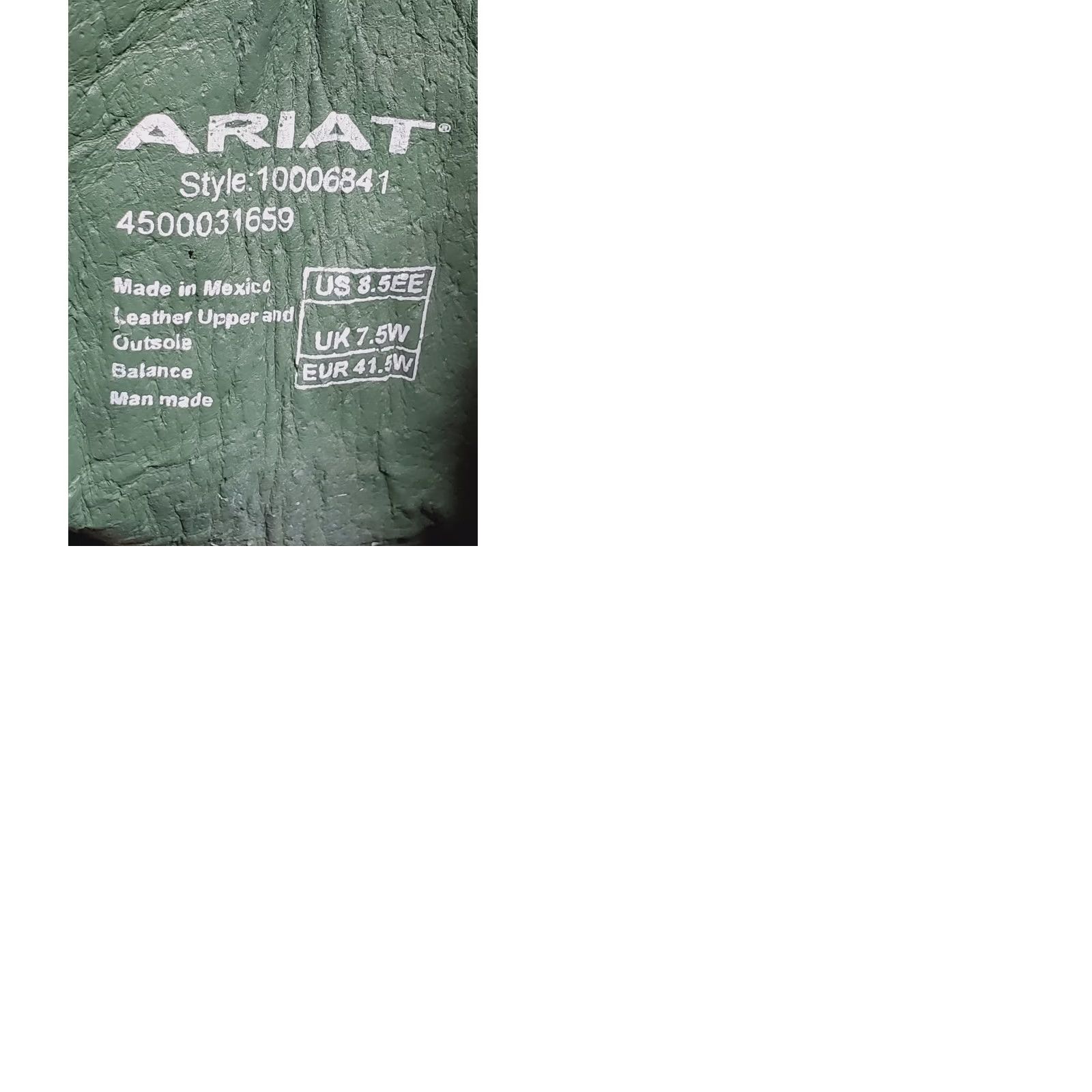 Ariat Ariat Mesteno Broad Square Toe Western Boots Men US 8.5 EE Adobe Clay / Lime Green Brown Leather Square Toe Boots Mens Western Shoes Boots Size US 9 / EU 42 - 9 Thumbnail