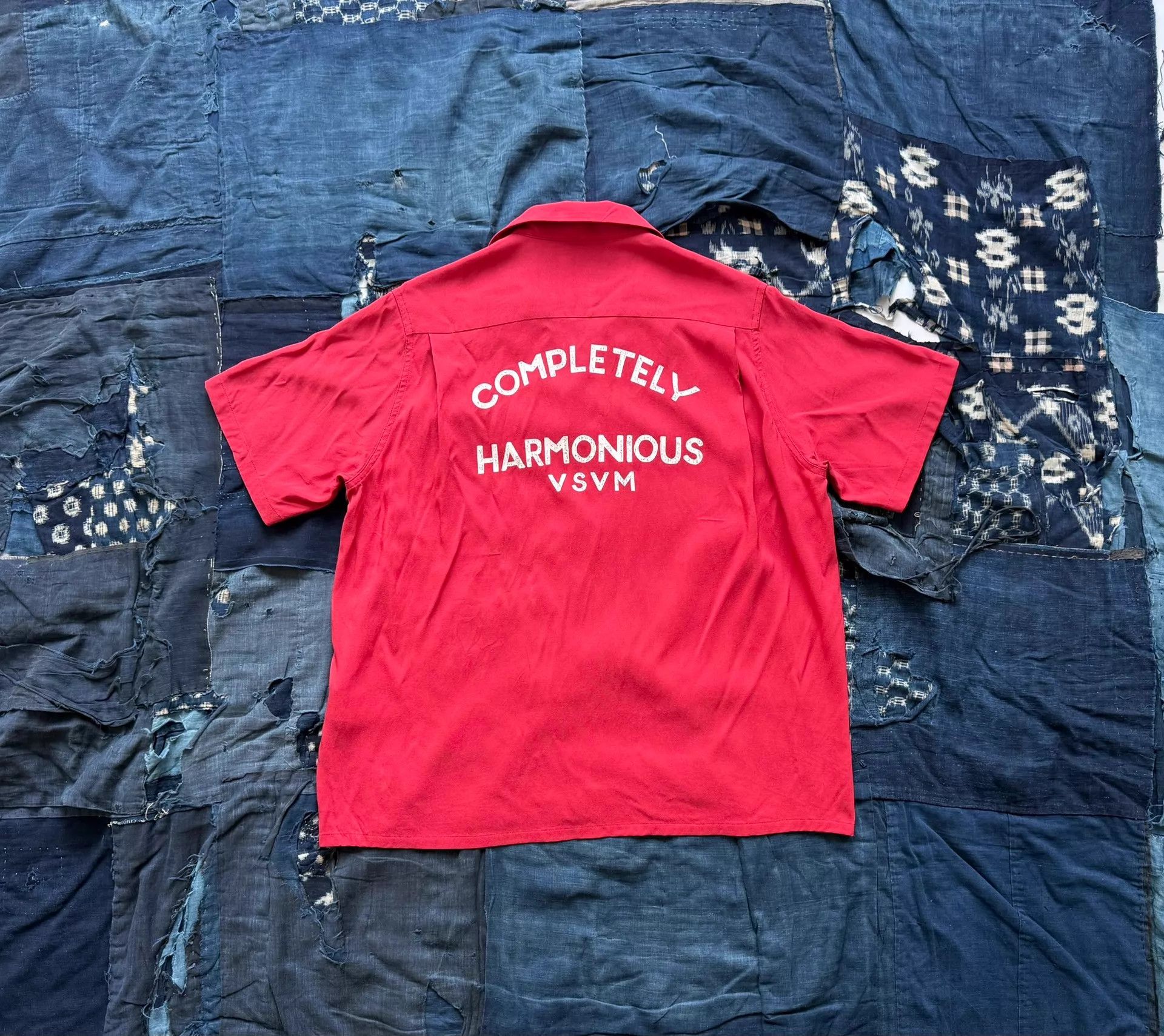Visvim VISVIM 26SS JUDD SHIRT S/S Distressed Printed Red Size 4 Size US XL / EU 56 / 4 - 1 Thumbnail