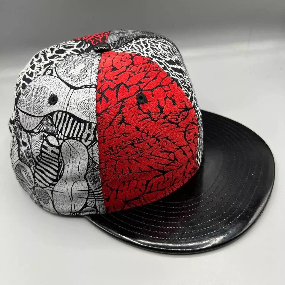 Jordan Brand Air Jordan 8 Hat Men 7 3/8 Multi-Color Pattern Fitted Cap Size ONE SIZE - 3 Thumbnail