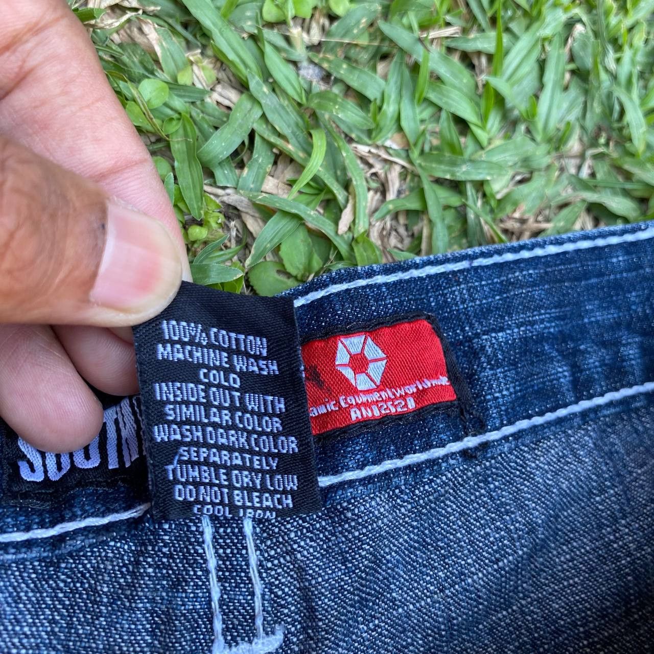 If Six Was Nine × Le Grande Bleu (L.G.B.) × Southpole Vintage Southpole Loose Fit Denim Jeans Size US 30 / EU 46 - 4 Thumbnail