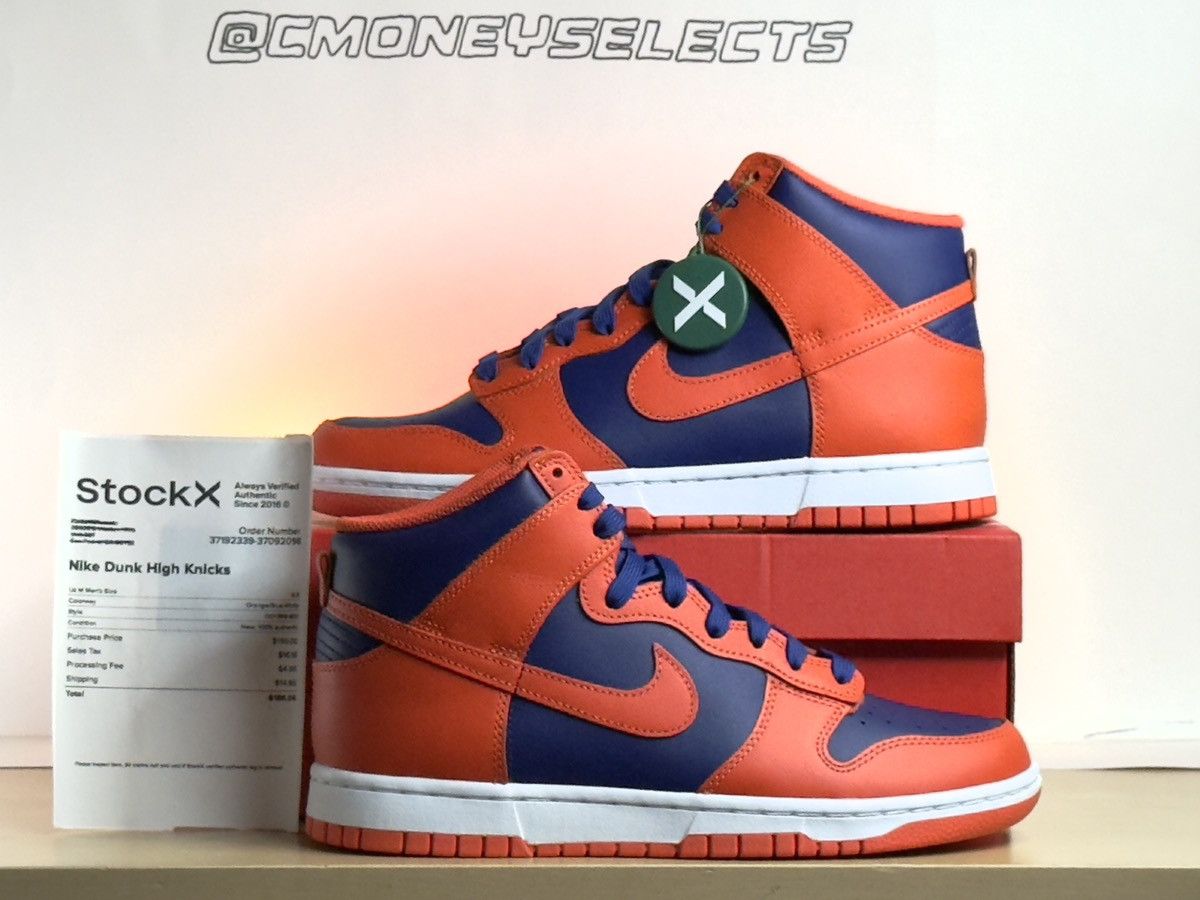 Nike Nike Dunk High “Knicks” Size US 8.5 / EU 41-42 - 1 Thumbnail