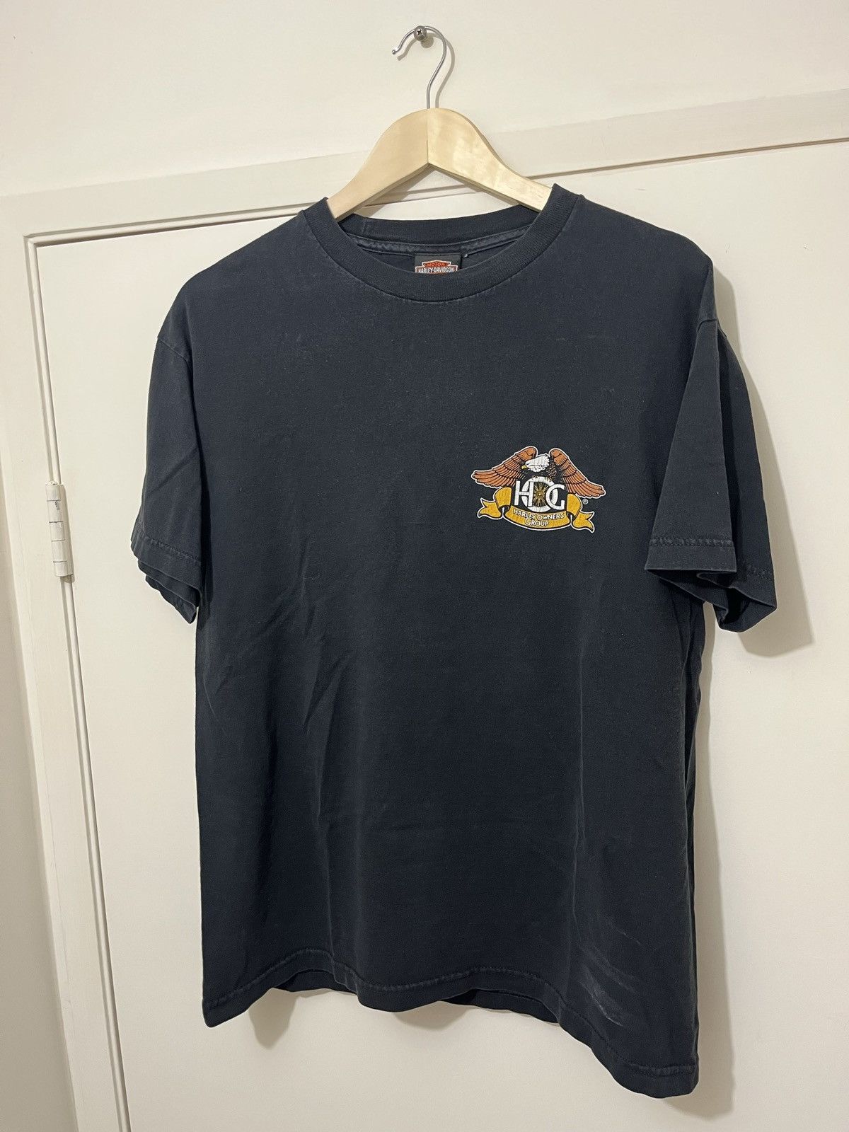 Harley Davidson Vintage 90’s Harley Davidson DUBAI U.A.E Chapter T-Shirt L Size US L / EU 52-54 / 3 - 2 Thumbnail