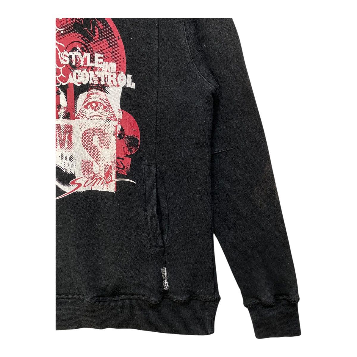 Simms Sims Snowboards Hoodie Mask Big Logo Pocket Size L Size US L / EU 52-54 / 3 - 3 Thumbnail