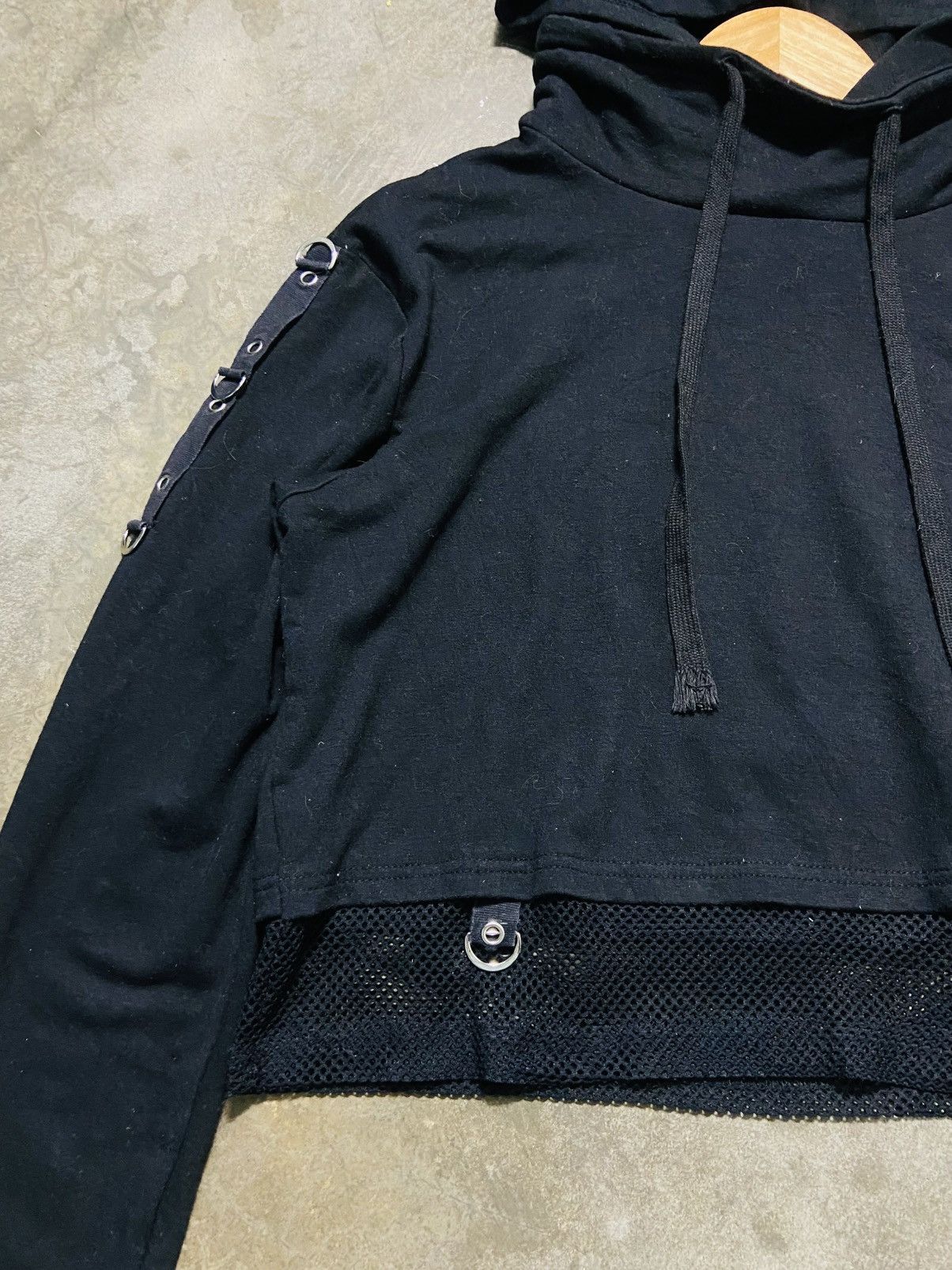 Seditionaries I Dont Care - Unbrand Cropped Gothic Punk Hoodie Size M / US 6-8 / IT 42-44 - 7 Thumbnail