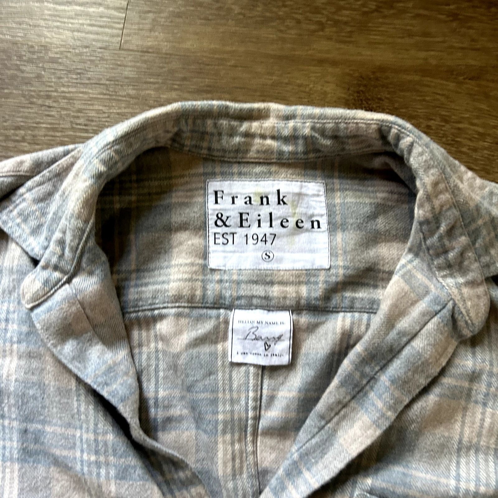 Frank & Eileen Neutral Plaid Frank & Eileen Button Down Shirt Size US S / EU 44-46 / 1 - 2 Thumbnail