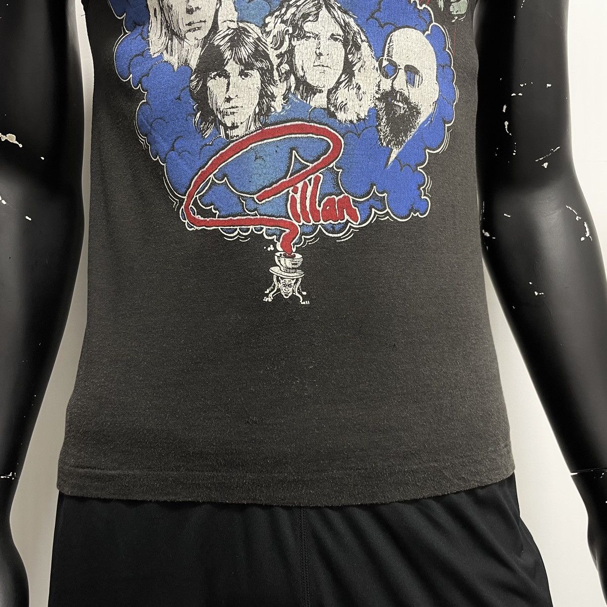 Band Tees Vintage 82s Gillan Magic tour Deep Purple T-shirt Sleeveless Size US XS / EU 42 / 0 - 5 Thumbnail