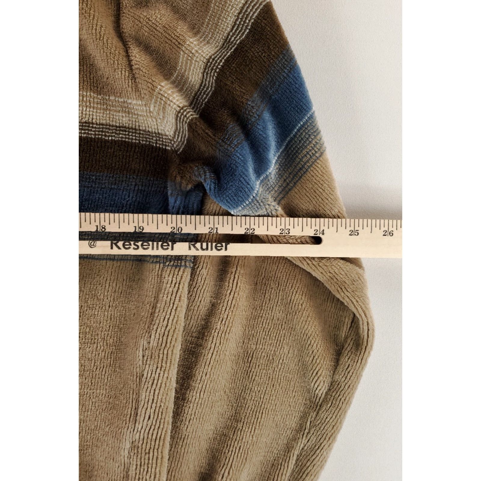 Vintage VINTAGE Kennington Sweater Pullover Velour Terry Cloth Brown Striped Mens L Size US L / EU 52-54 / 3 - 4 Thumbnail