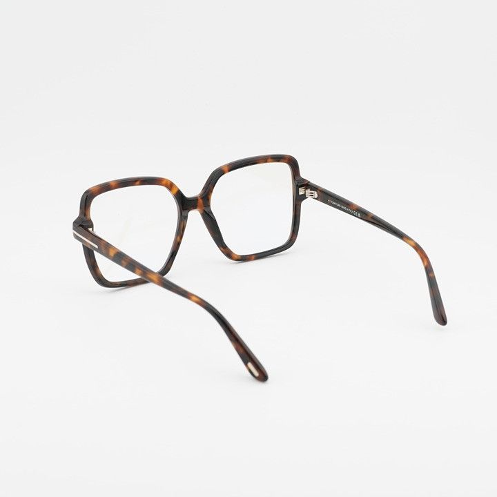 Tom Ford Tom Ford FT6063-B 052 Eyeglasses Havana 56mm Square Frame Size ONE SIZE - 8 Thumbnail