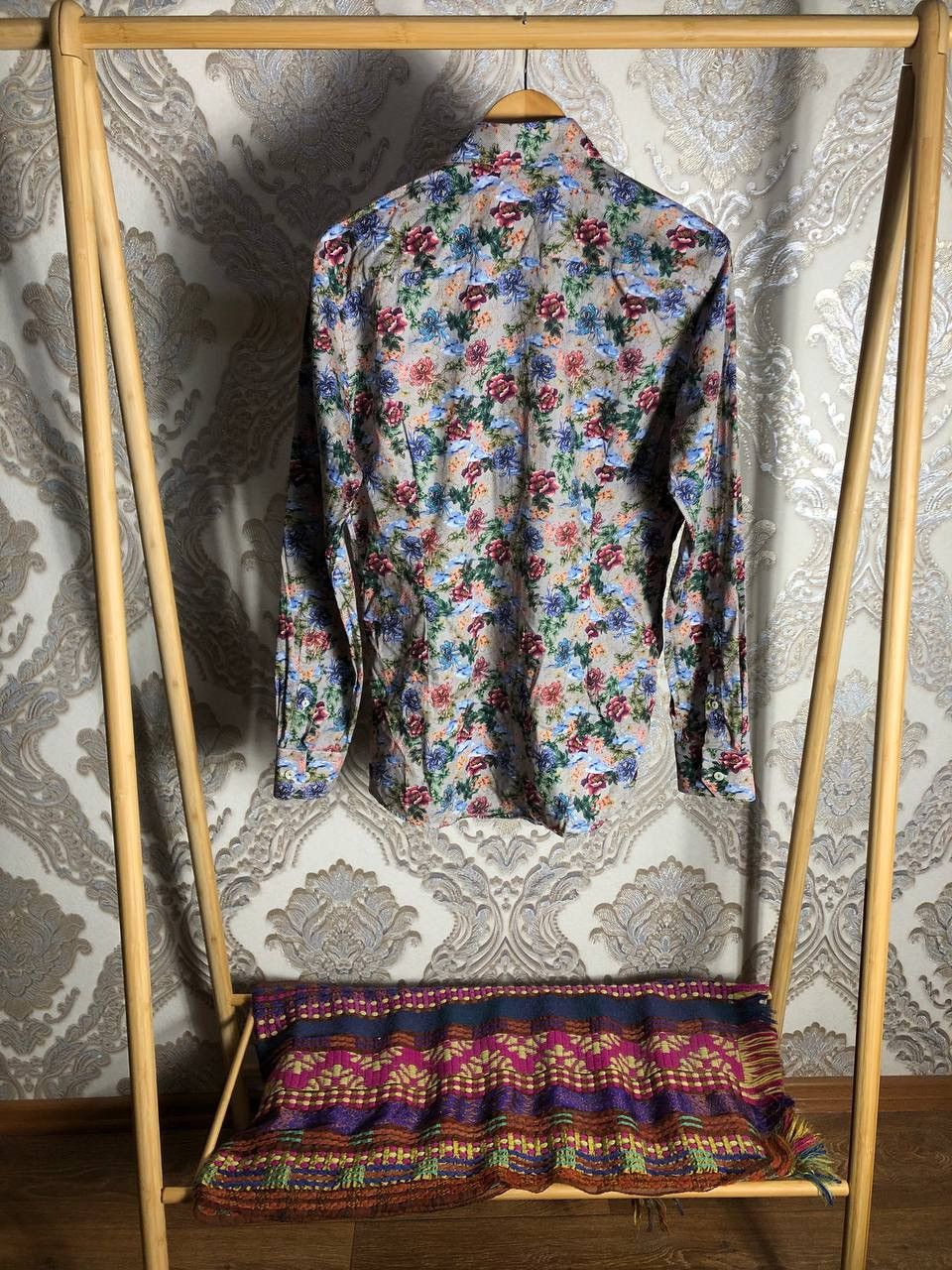 Eton VINTAGE ETON FLOWER ITALIAN DESIGNER CLASSIC SHIRT CASUAL Size US M / EU 48-50 / 2 - 5 Thumbnail