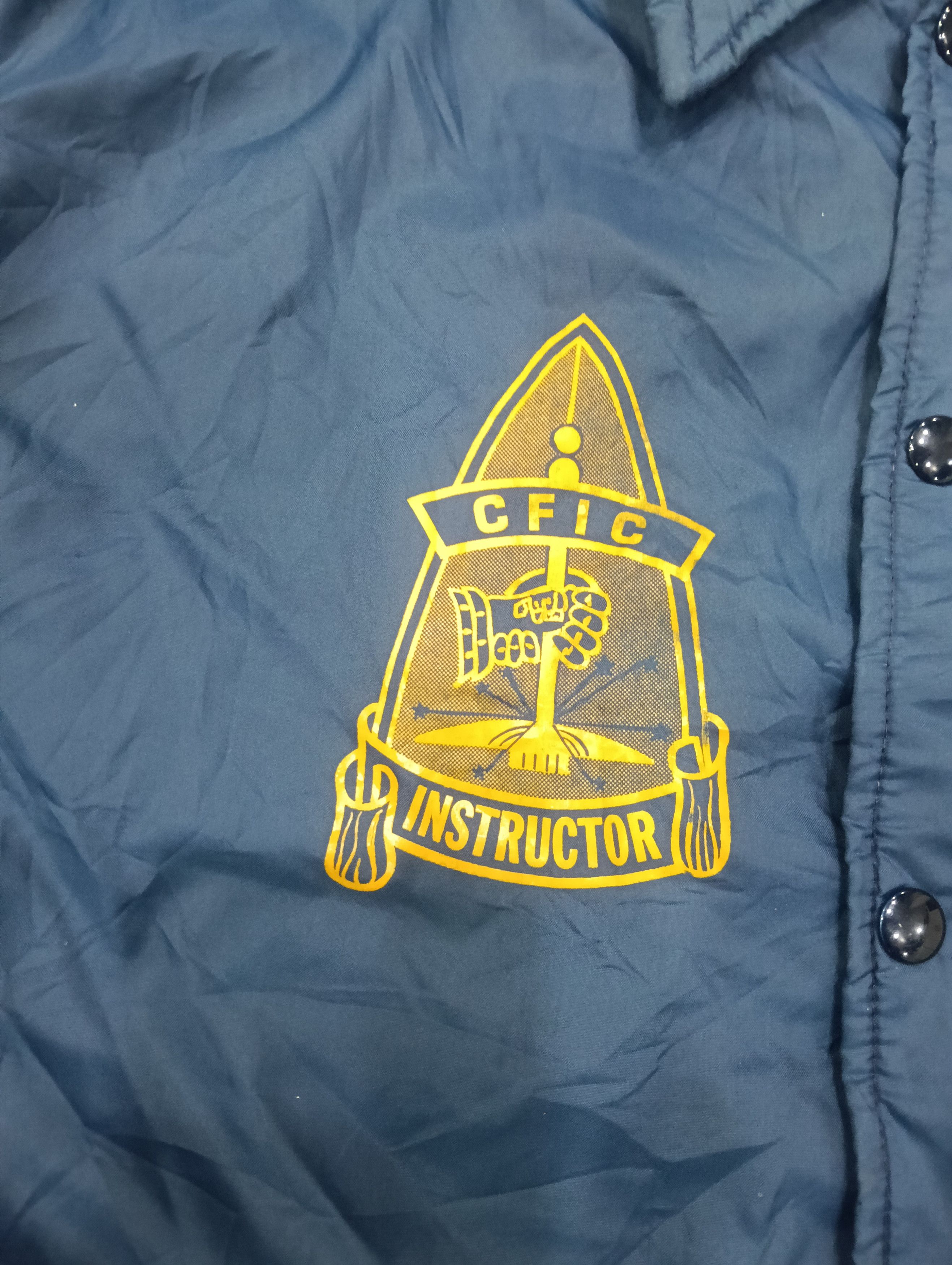 Aeronautica Militare Vintage 70s/80s USN Like Coach Jacket Size US XL / EU 56 / 4 - 4 Thumbnail
