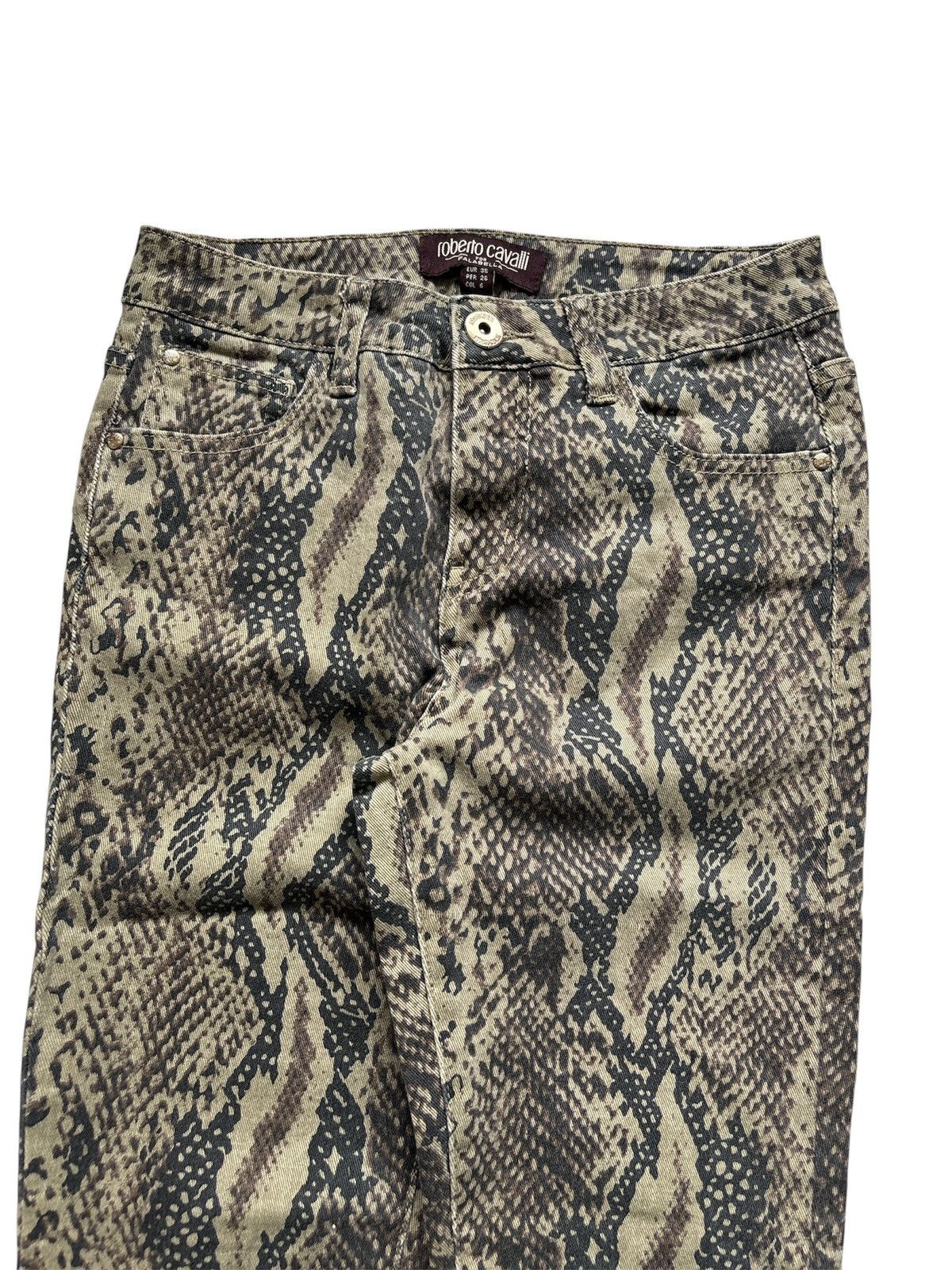 Roberto Cavalli Snake Print Pants Size 28" / US 6 / IT 42 - 3 Thumbnail