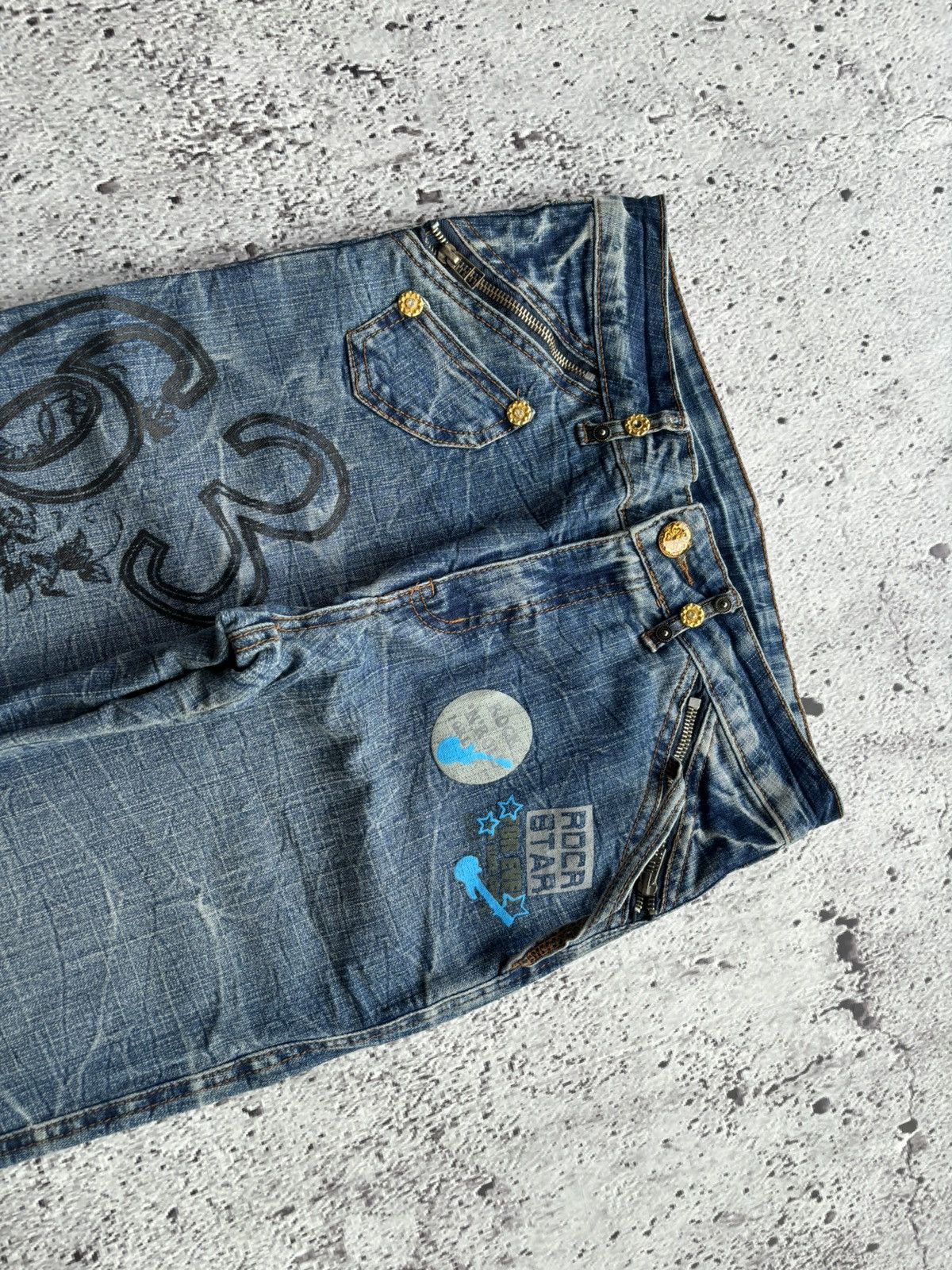 Hysteric Glamour Y2k Rock star Ifsixwasnine Punk style jeans Size US 29 - 7 Thumbnail
