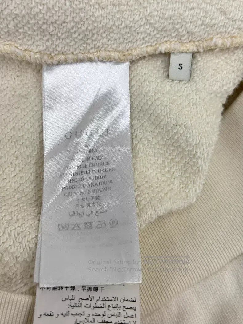 Gucci Gucci White printed hooded sweatshirt Size S / US 4 / IT 40 - 4 Thumbnail