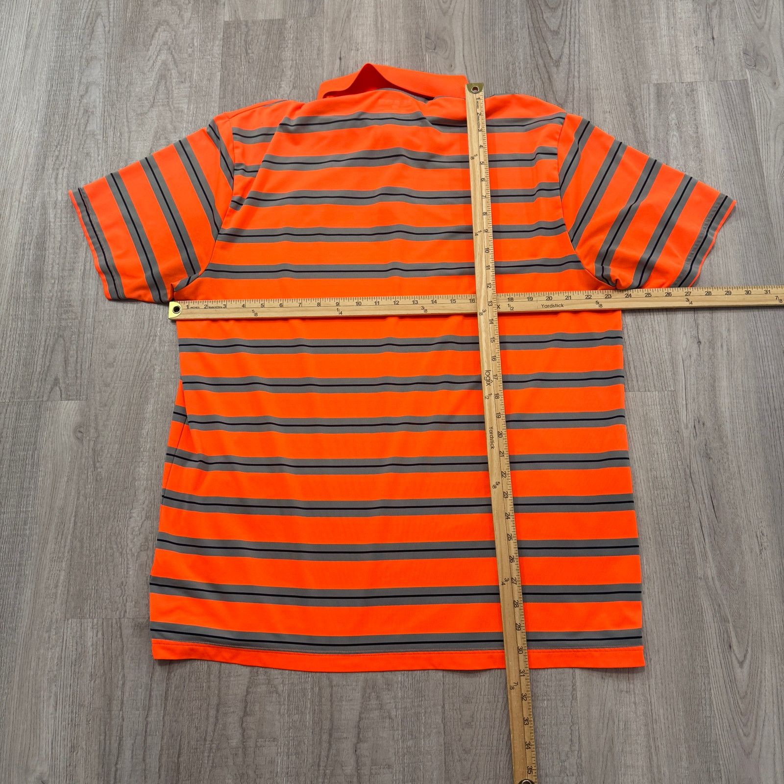 Under Armour Under Armour Polo Shirt Men's 2XL XXL Orange Striped Size US XXL / EU 58 / 5 - 8 Thumbnail
