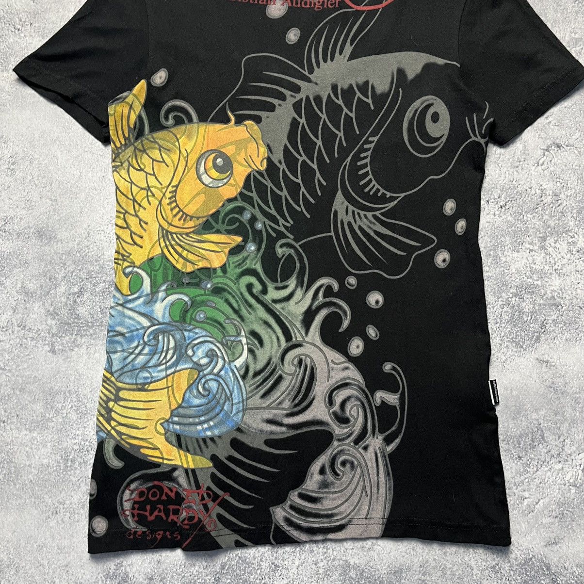 Ed Hardy Vintage Ed Hardy Christian Audigier All Over Print Tatoo Tee Size XL / US 12-14 / IT 48-50 - 14 Thumbnail