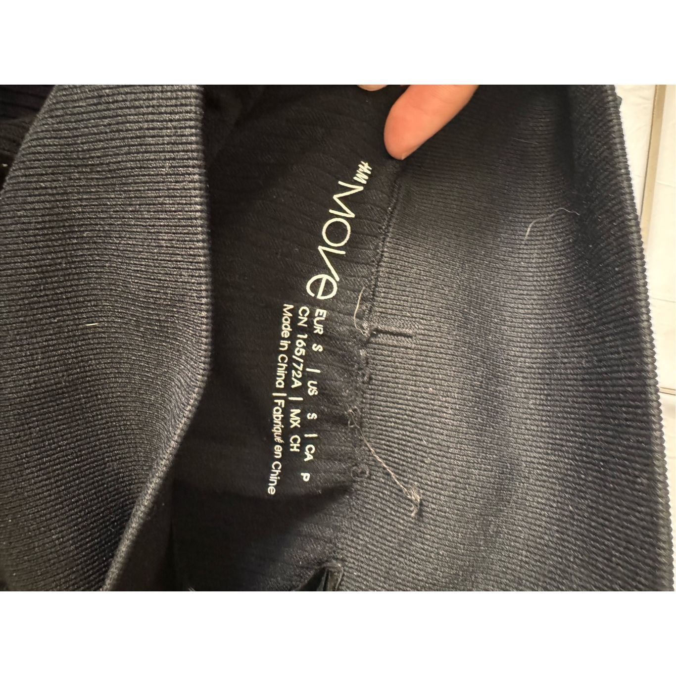 H&M H&M Move Black Ribbed High Waist Leggings Size Small Size 26" / US 2 / IT 38 - 11 Thumbnail