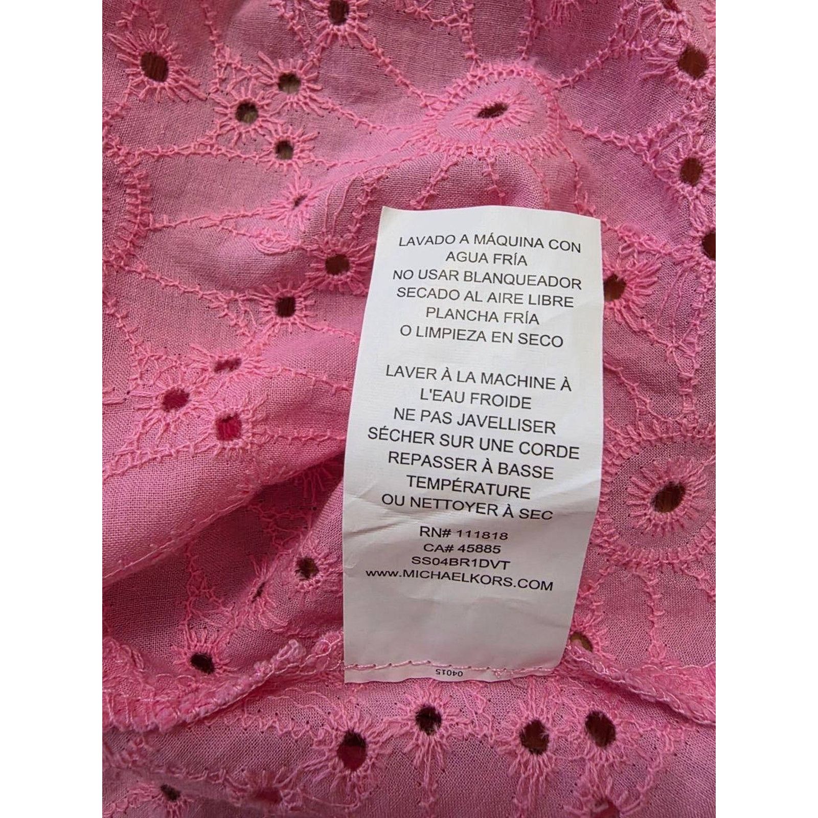 Michael Kors Michael Kors Sleeveless Blouse Top w/ Zipper Back L A001344 Size L / US 10 / IT 46 - 6 Thumbnail