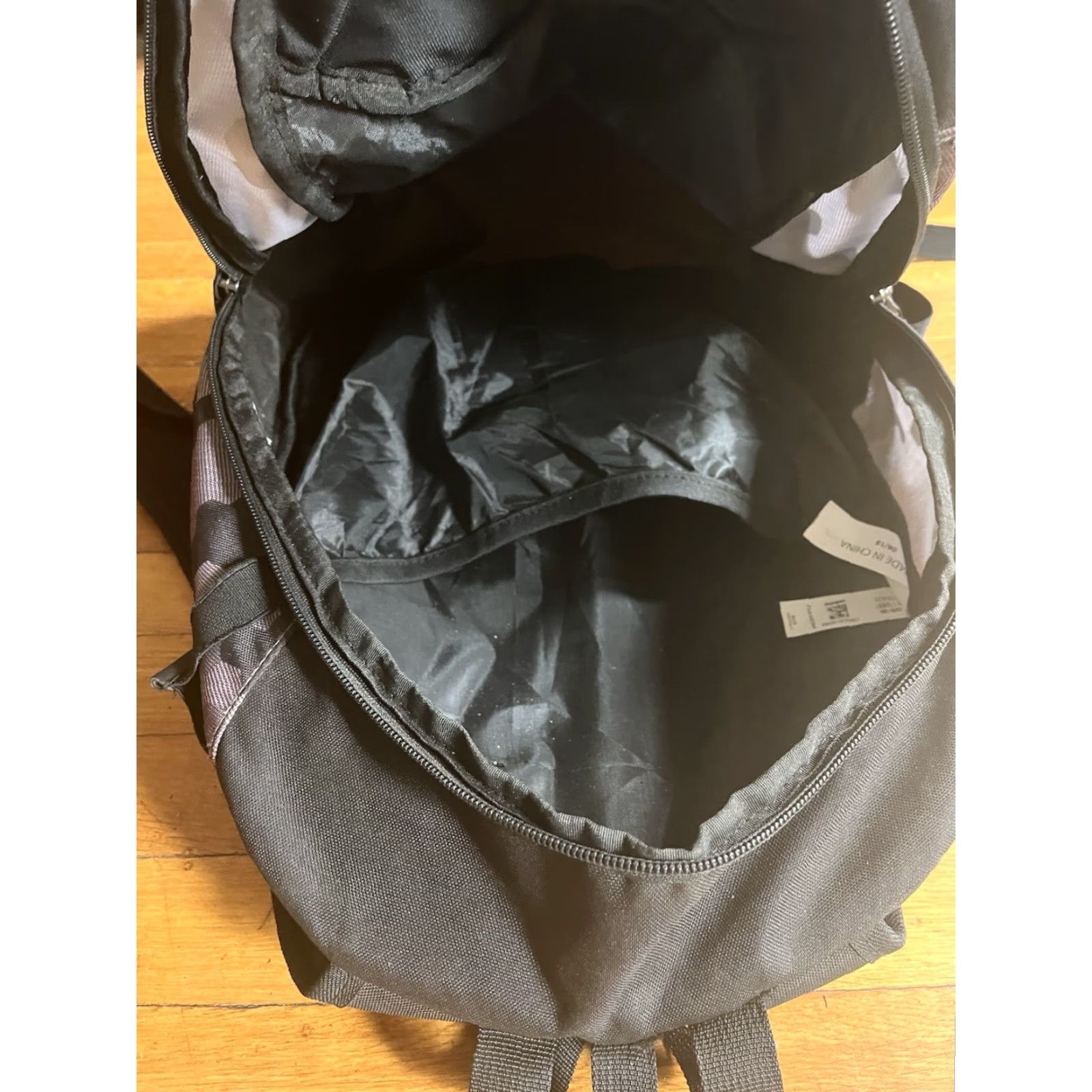 Adidas Adidas Backpack Book Bag Camo Print Grey Black Multicolor Nylon 14x18x6 Unisex Adults Medium Camouflage Army School Sports Zipper Adjustable Size ONE SIZE - 5 Thumbnail