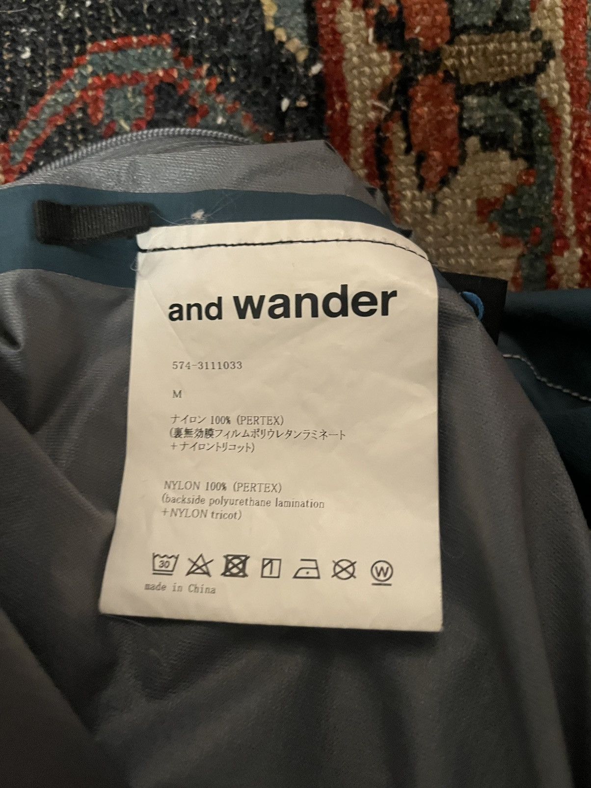 And Wander 3L UL Pertex Rain Jacket Size US M / EU 48-50 / 2 - 5 Thumbnail