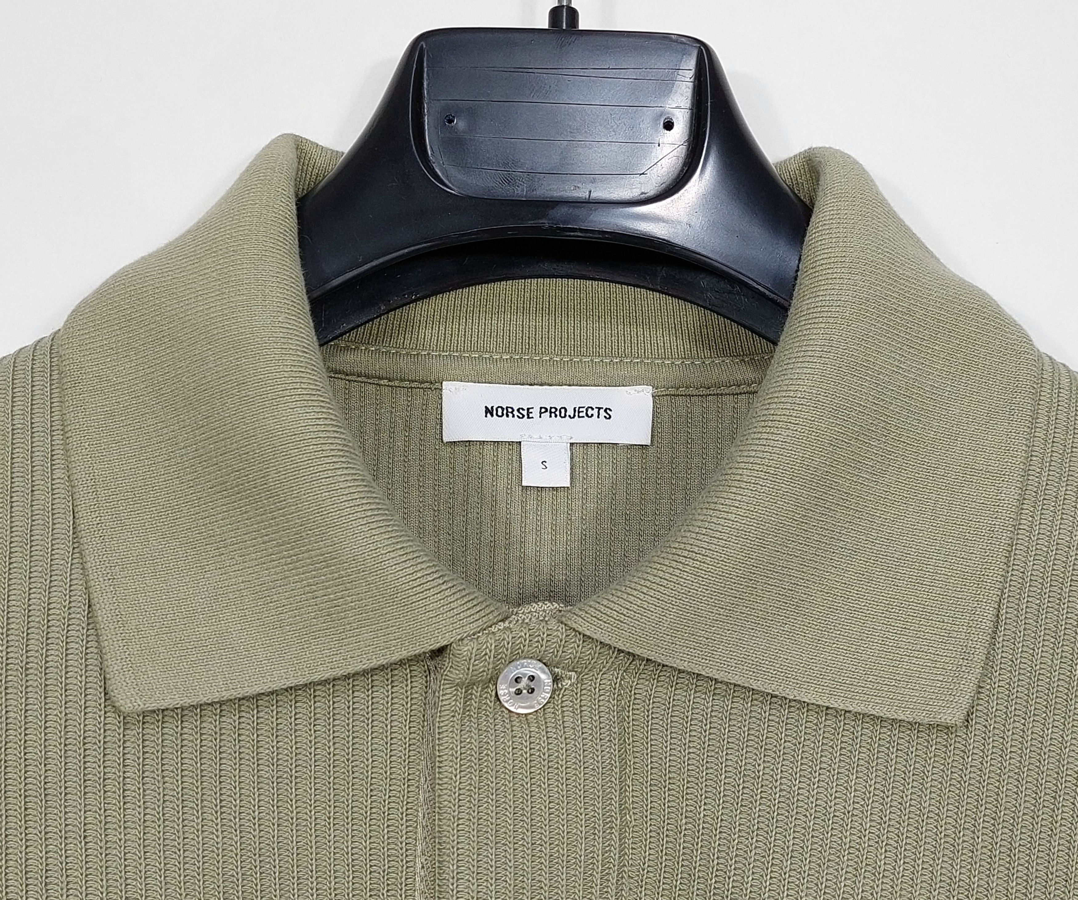 Norse Projects ruben double face LS polo shirt - clay S Size US S / EU 44-46 / 1 - 2 Thumbnail
