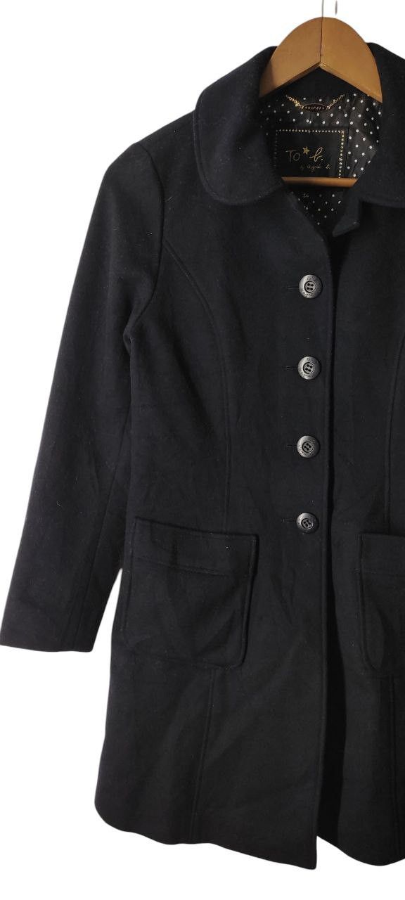 agnes b. VINTAGE AGNES B. WOOL LONG COAT JACKET Size S / US 4 / IT 40 - 5 Thumbnail