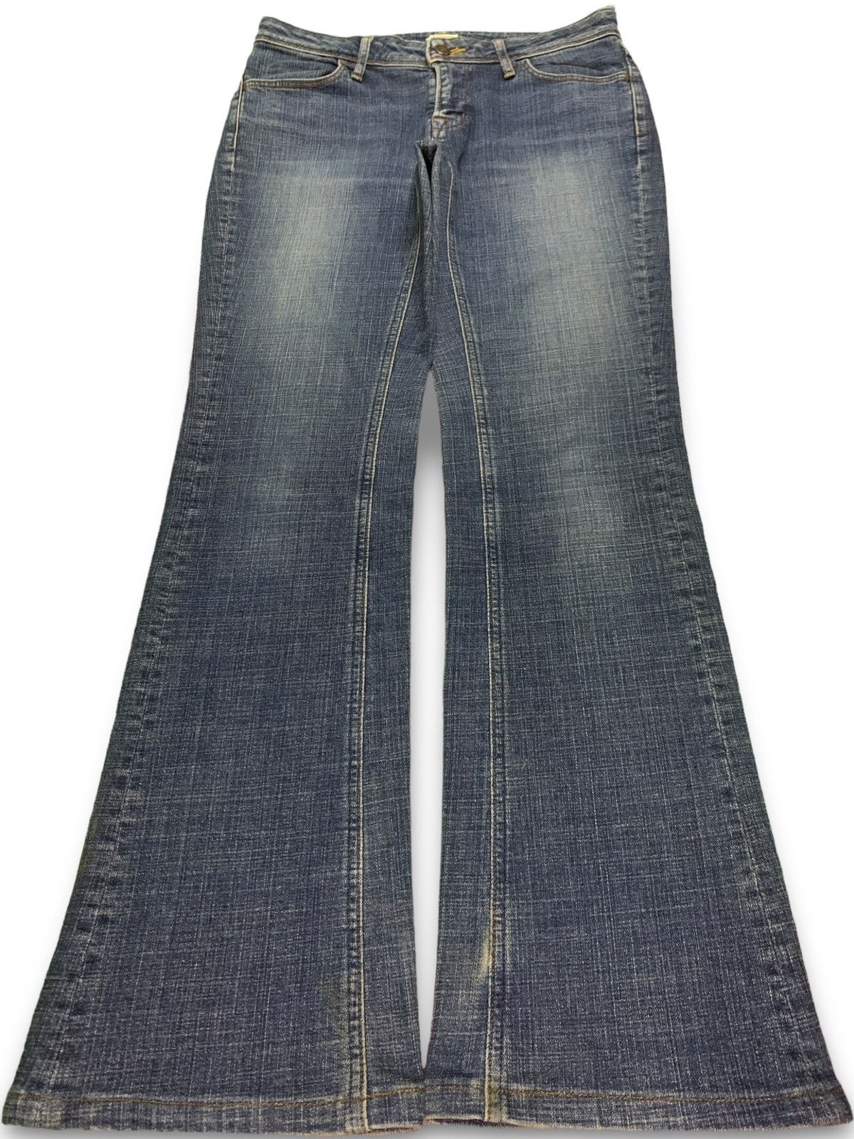 Japanese Brand Vintage Japanese Brand Faded Wash Flare Style Jeans Size 31" - 1 Thumbnail