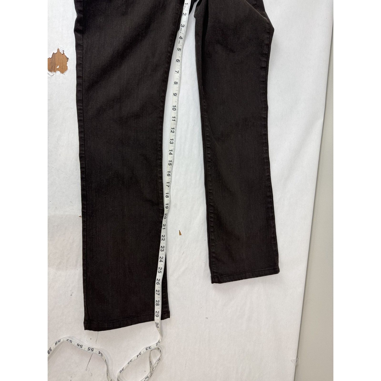 NYDJ Y2K NYDJ Jeans Embellish Pockets Billie Mini Bootcut Brown 4 Size 27" / US 4 / IT 40 - 9 Thumbnail