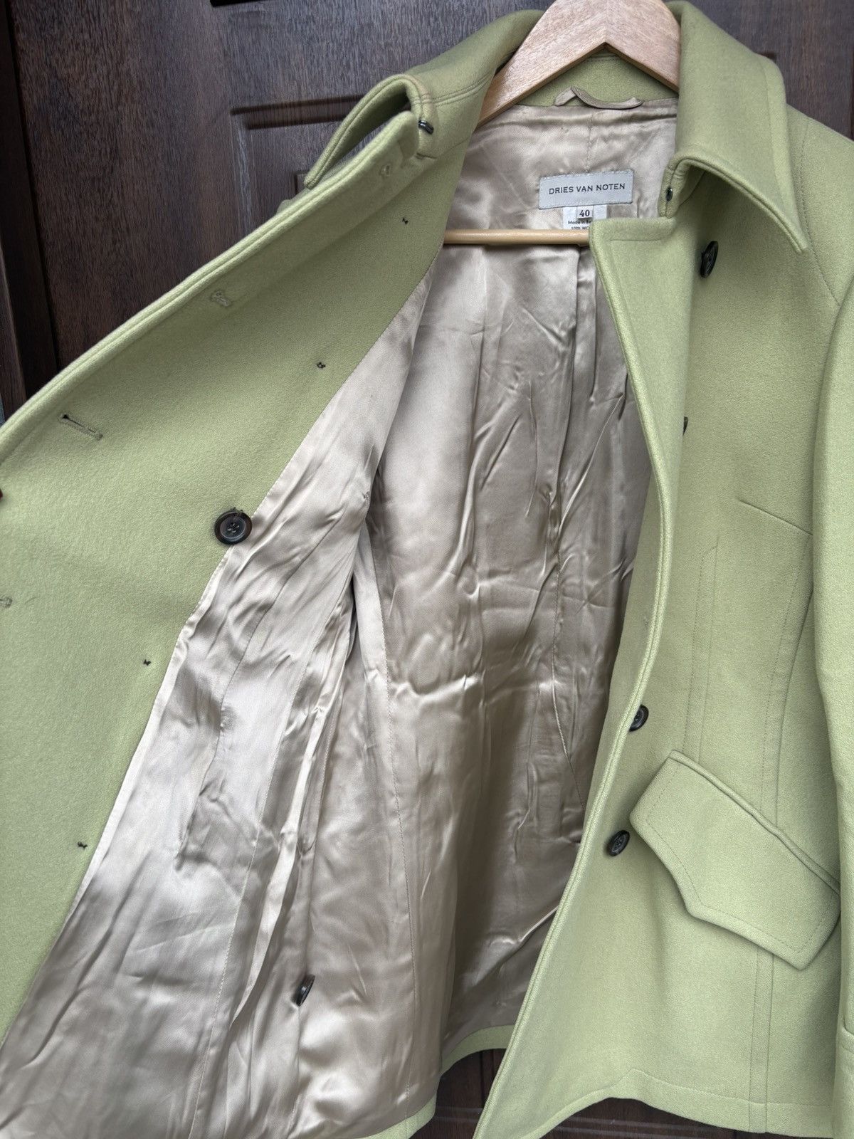 Designer × Dries Van Noten × Vintage Vintage Dries Van Noten double breasted coat runway A/W 1996 Size M / US 6-8 / IT 42-44 - 5 Thumbnail