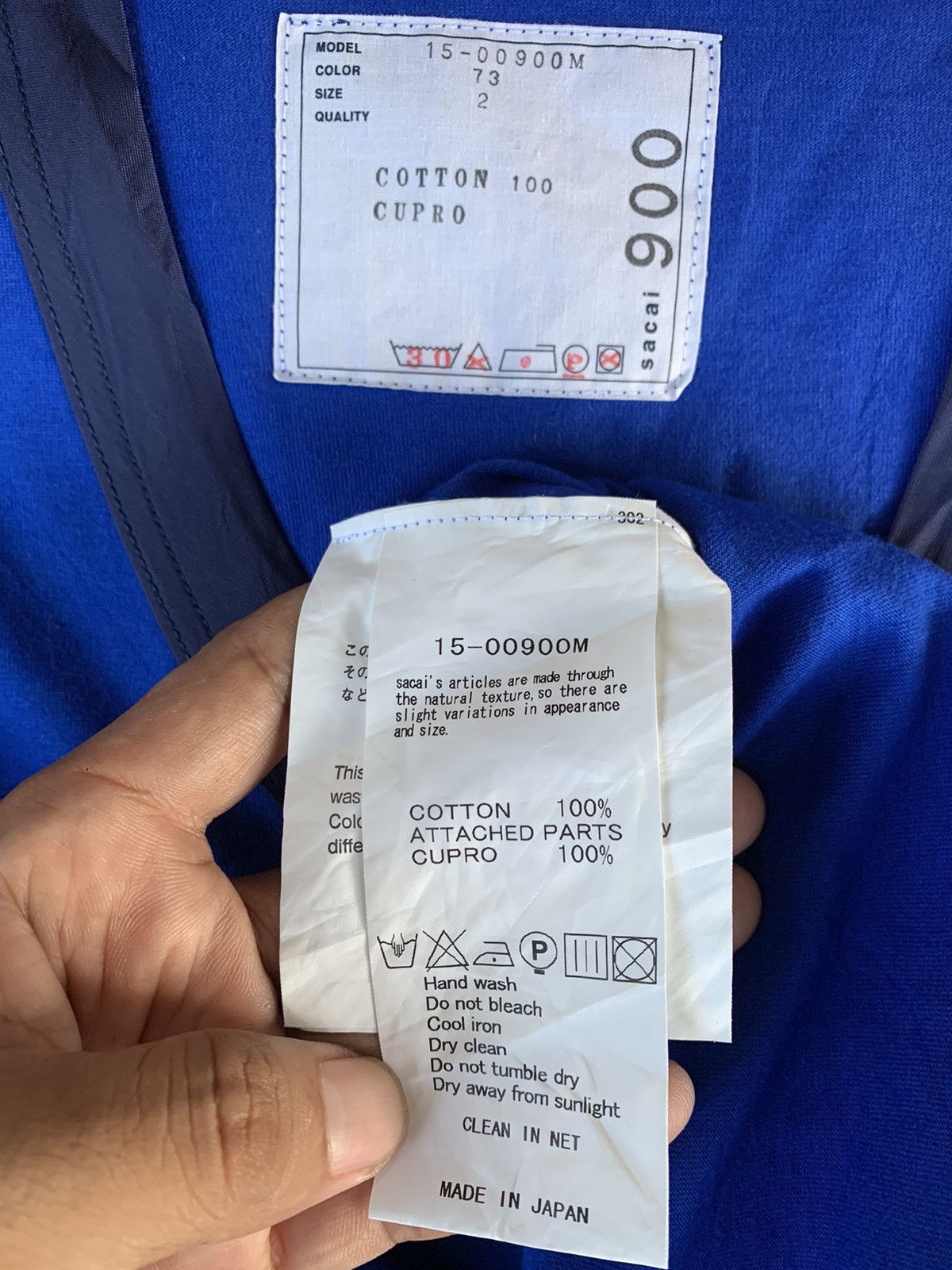 Sacai Sacai blue pocket Size US M / EU 48-50 / 2 - 4 Thumbnail