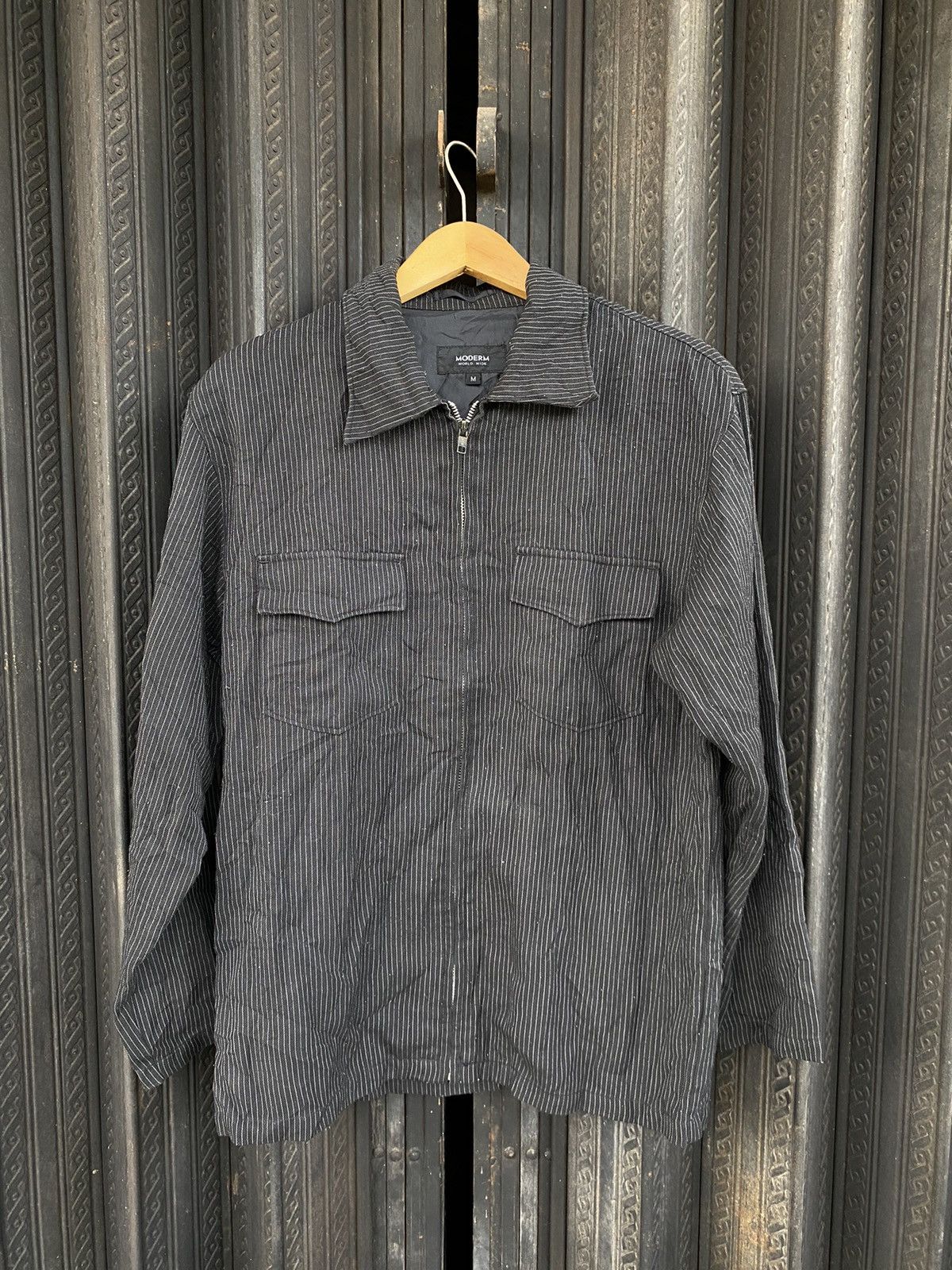 If Six Was Nine × Japanese Brand × Le Grande Bleu (L.G.B.) 2000s moderm world wide striped zip jacket Size US M / EU 48-50 / 2 - 1 Thumbnail