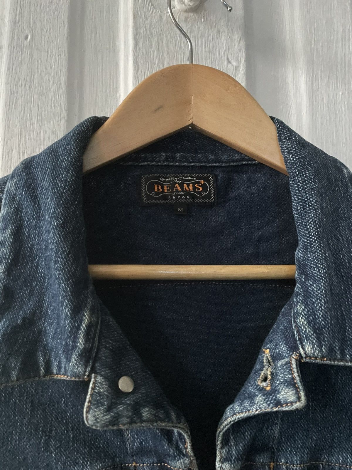 Beams Plus Denim Zip-Up Shirt Size US M / EU 48-50 / 2 - 2 Thumbnail