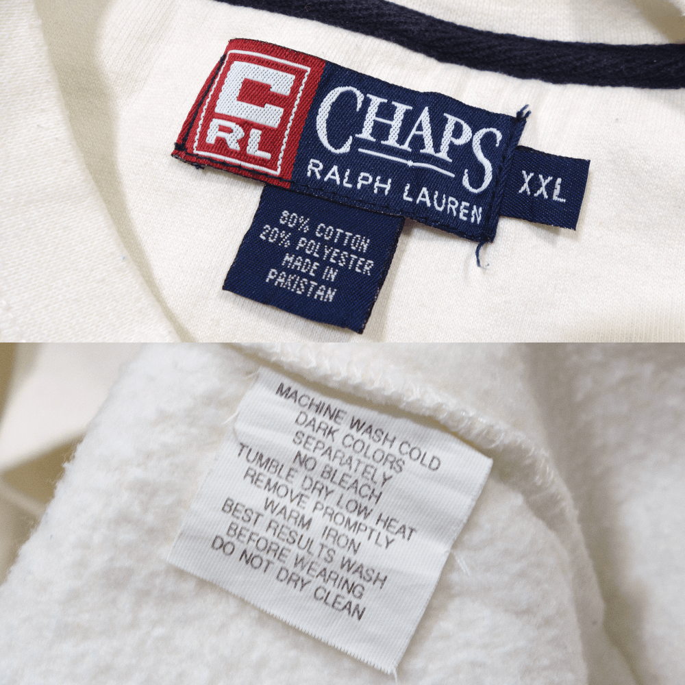 Chaps Ralph Lauren 90S Chaps Logo Baggy Sweatshirt Size US XXL / EU 58 / 5 - 8 Thumbnail