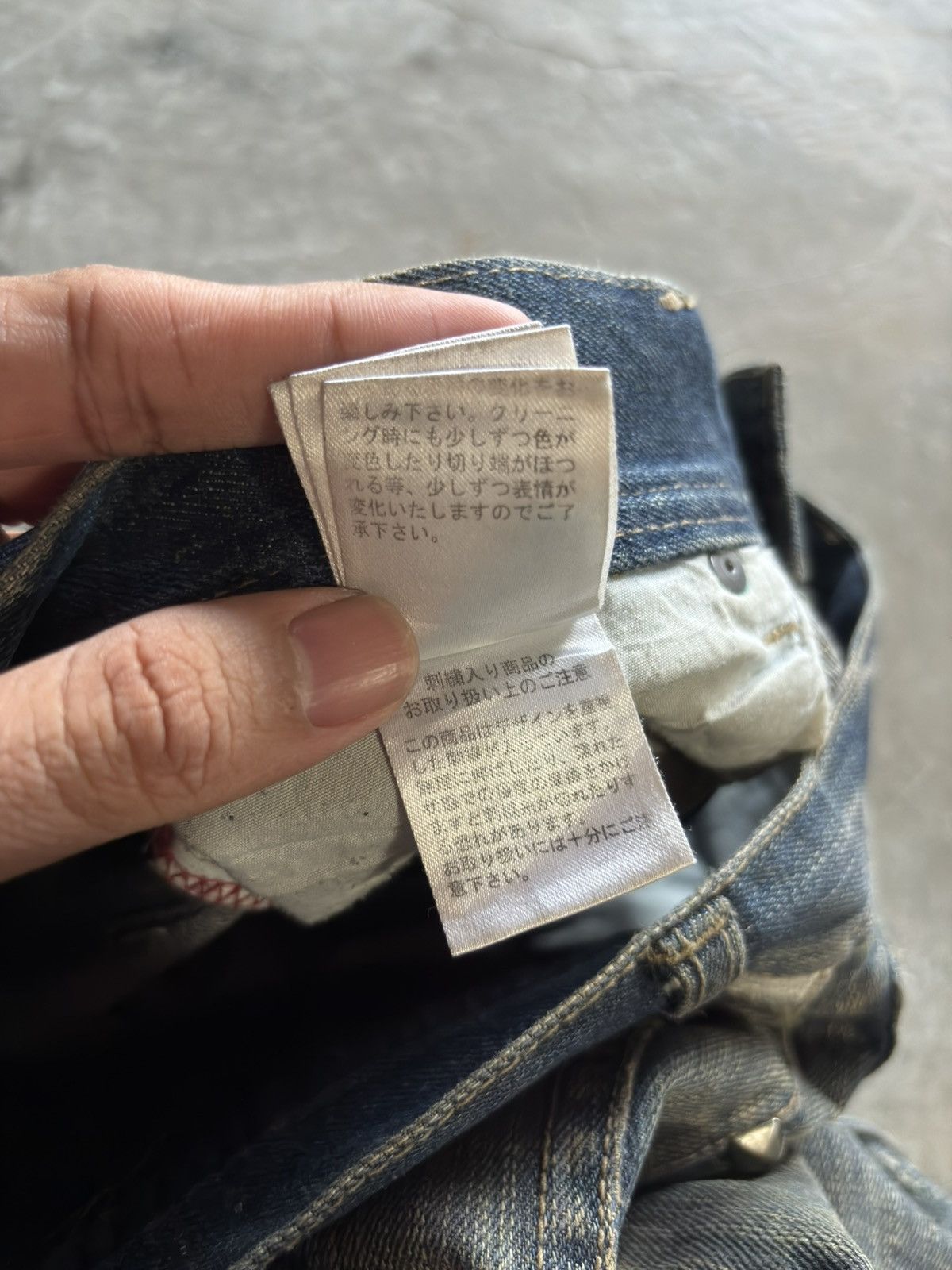 Japanese Brand IN THE ATTIC distressed dirty rusty mud japanese punk grunge Size US 31 - 9 Thumbnail
