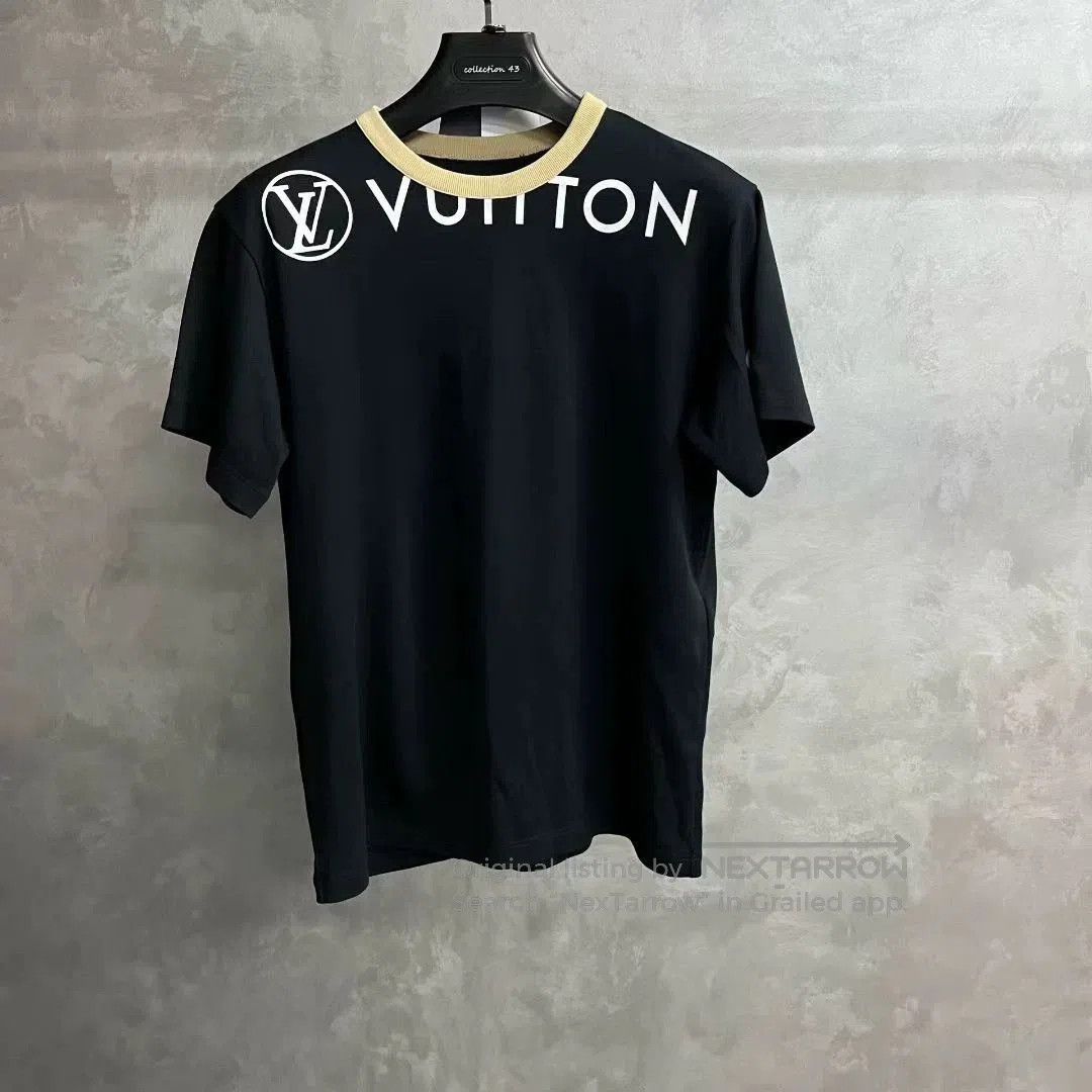 Louis Vuitton louis vuitton black cotton short sleeve t-shirt. Size US M / EU 48-50 / 2 - 1 Thumbnail