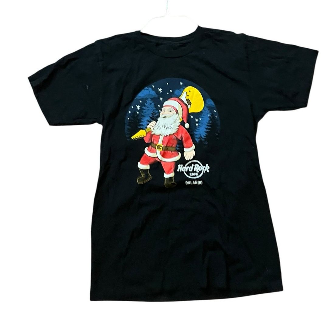 Hard Rock Cafe Hard Rock Cafe Santa Guitar Christmas T-Shirt, Men's Size M Size US M / EU 48-50 / 2 - 1 Thumbnail
