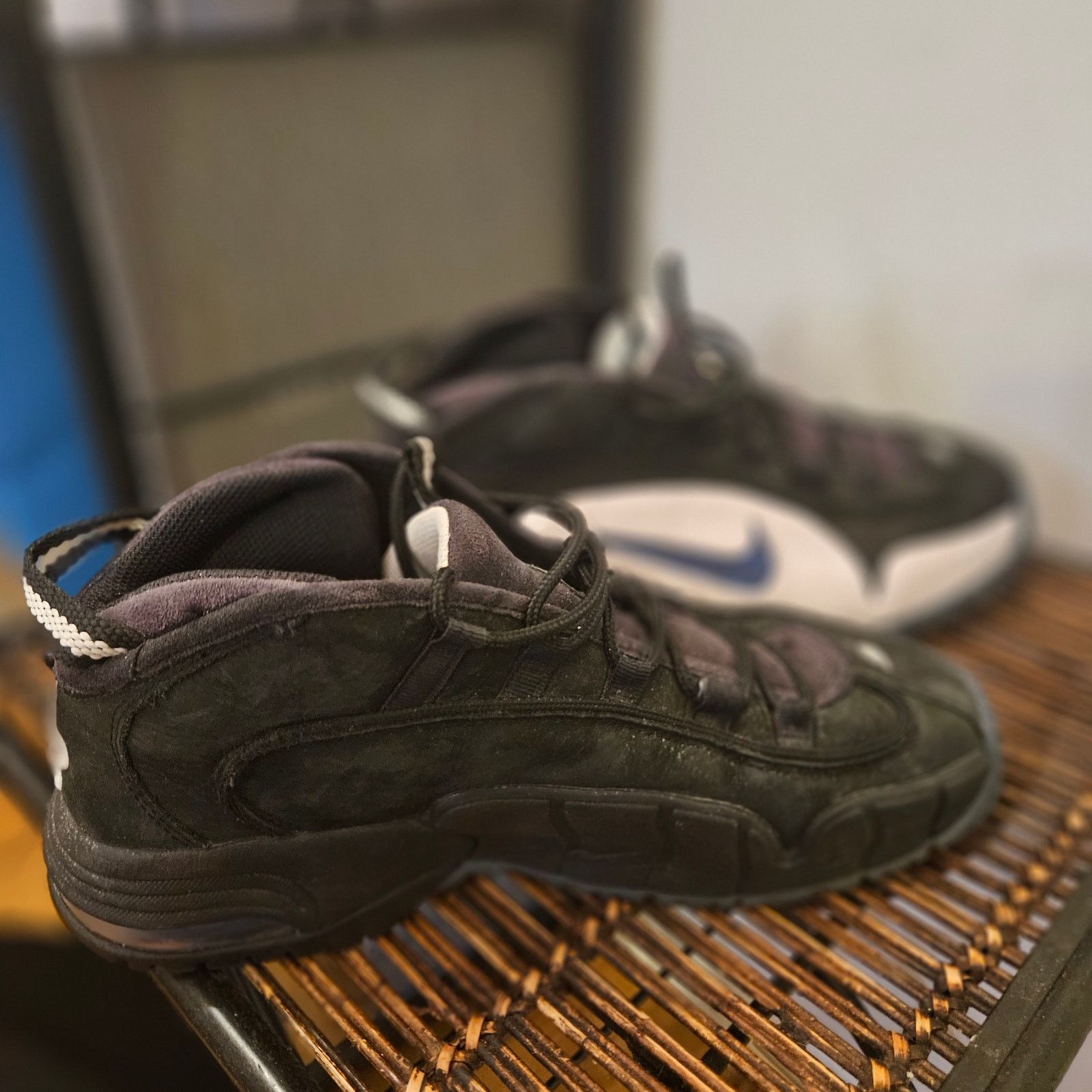 Nike Nike Air Max Penny 1 DM9130-001 Size 10.5 Black/White/Blue Size US 10.5 / EU 43-44 - 2 Thumbnail