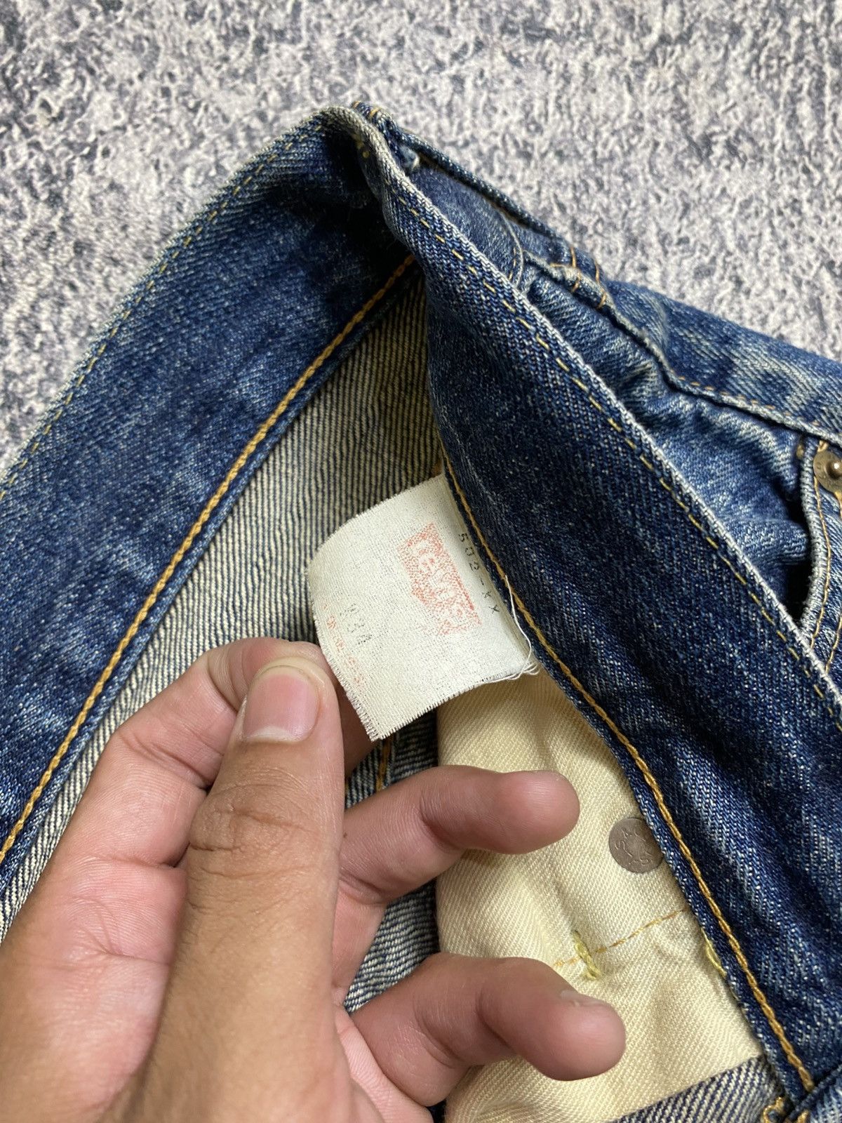 Levi's Vintage Clothing LEVIS 502 BIG E SELVEDGE DENIM Size US 31 - 3 Thumbnail