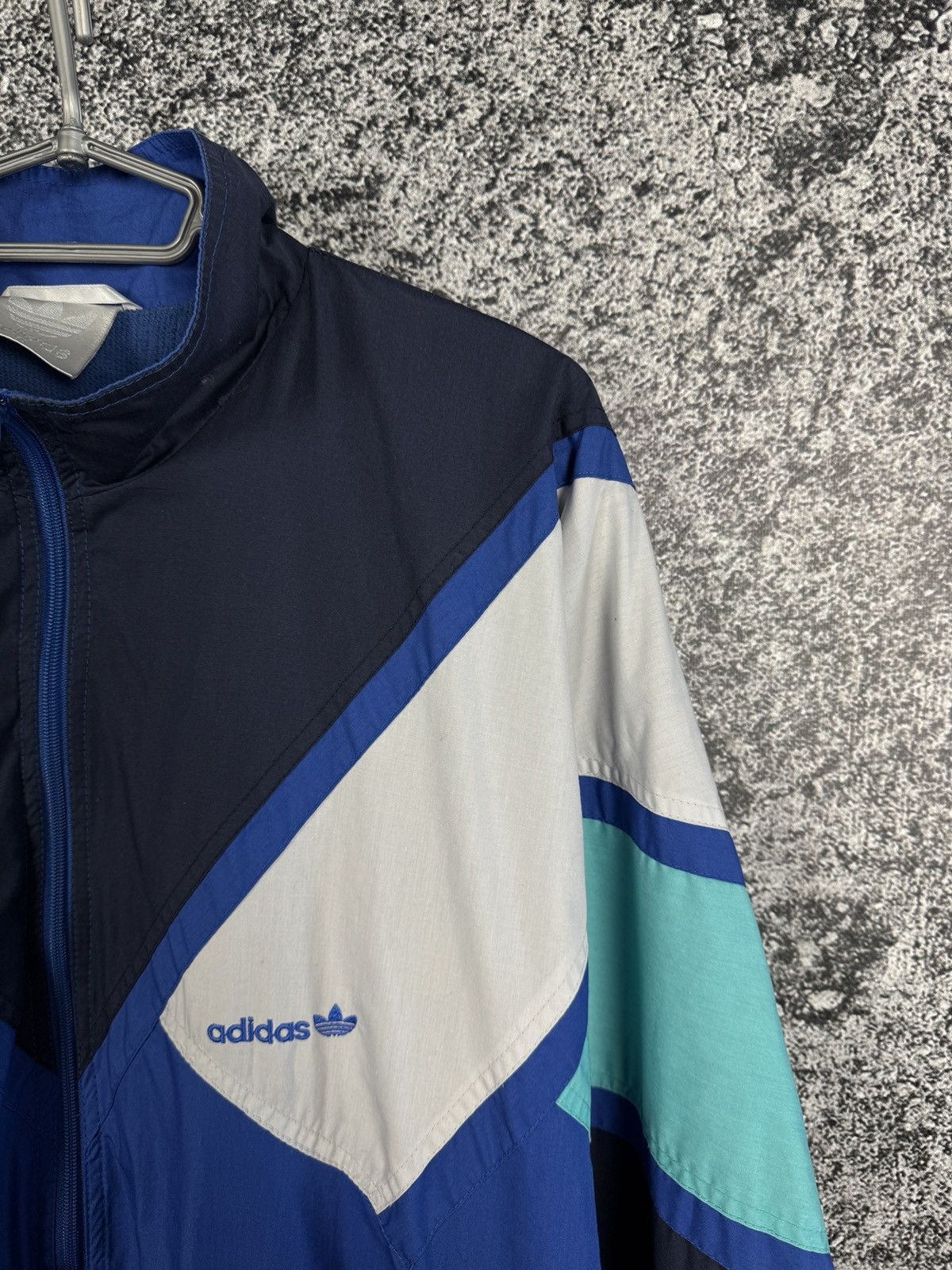 Adidas Men’s Adidas Vintage Full Zip Track Jacket 90s Retro Size M Size US M / EU 48-50 / 2 - 2 Thumbnail