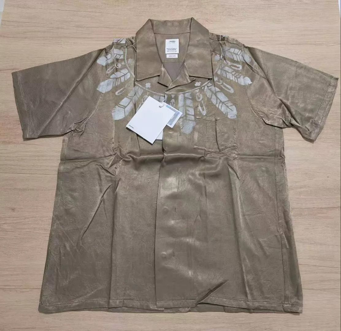 Visvim visvim 19SS SPOT FREE EDGE SHIRT S/S Feathers Beige 2 Size US M / EU 48-50 / 2 - 1 Thumbnail