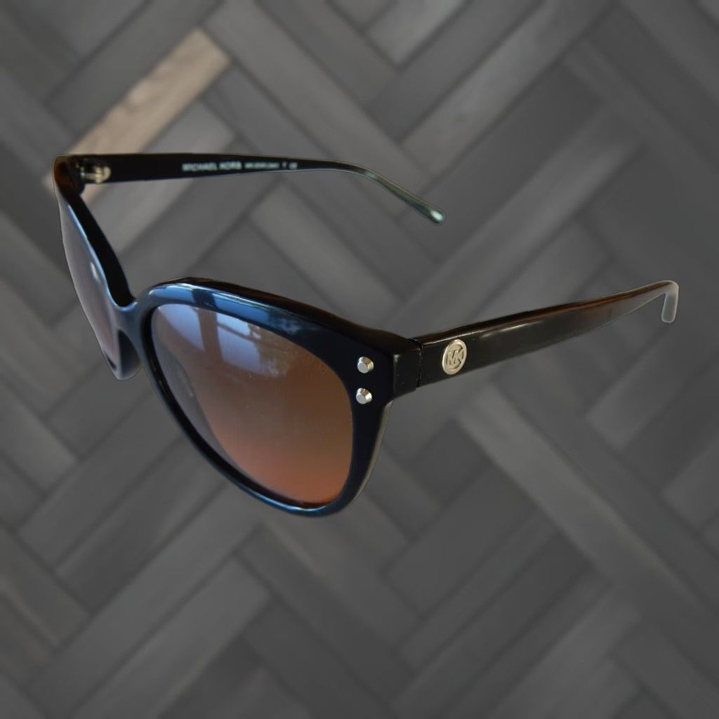 Michael Kors Michael Kors Women's Sunglasses 55mm Black Frame Small Scratches Size ONE SIZE - 1 Thumbnail