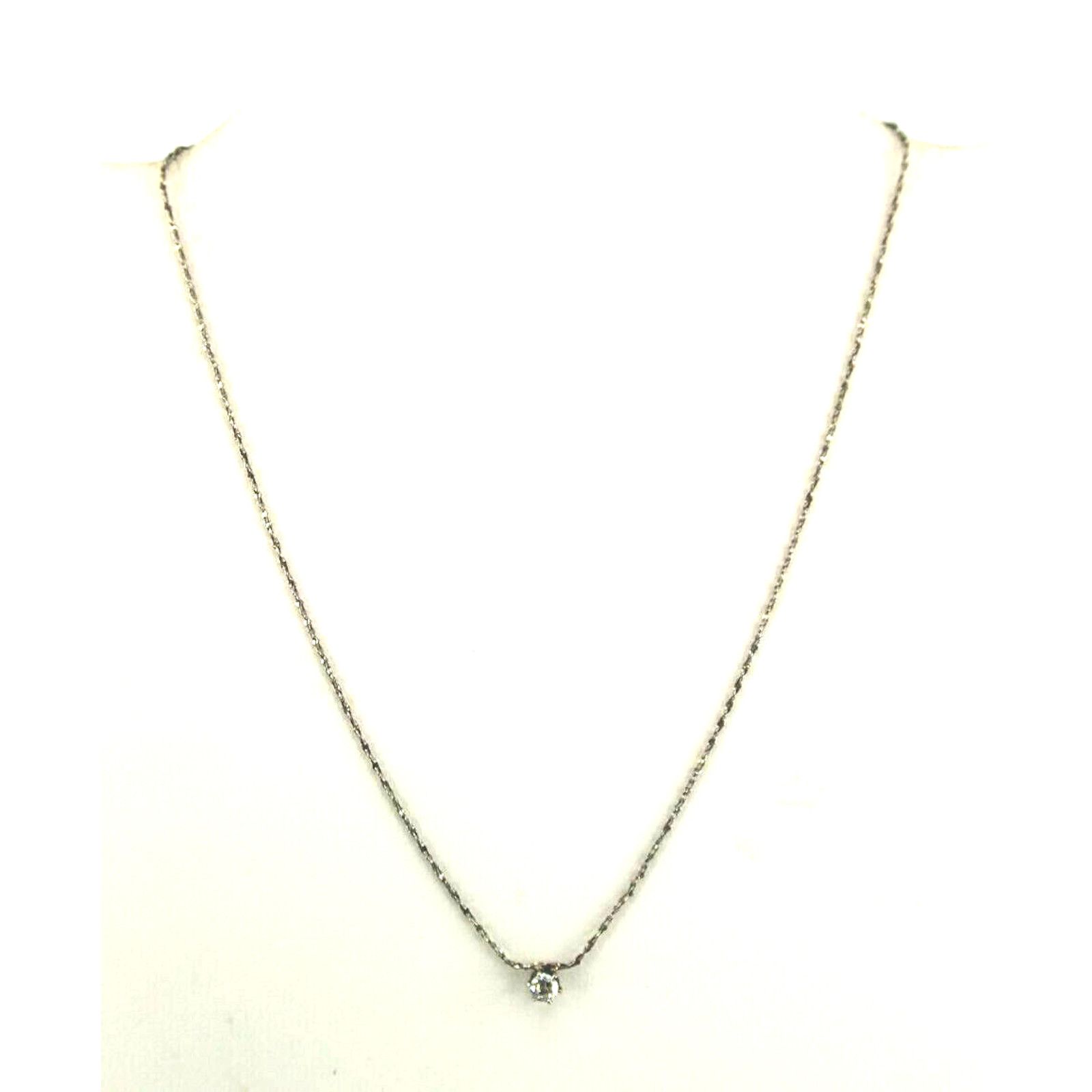 Other Vintage Little Stationary Brilliant Round Faceted On16"Chain Size ONE SIZE - 2 Thumbnail